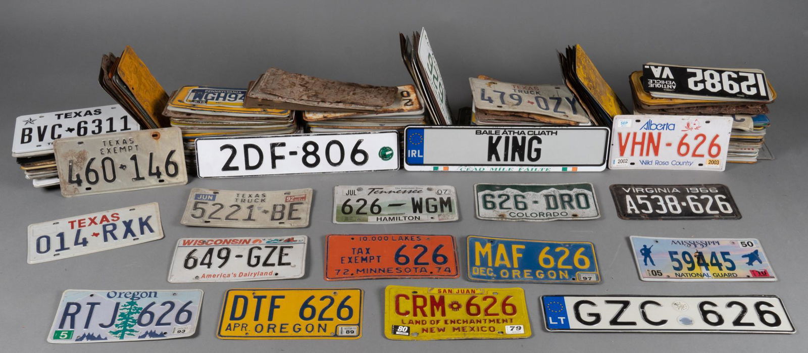 Lot of License Plates (1 of 8)