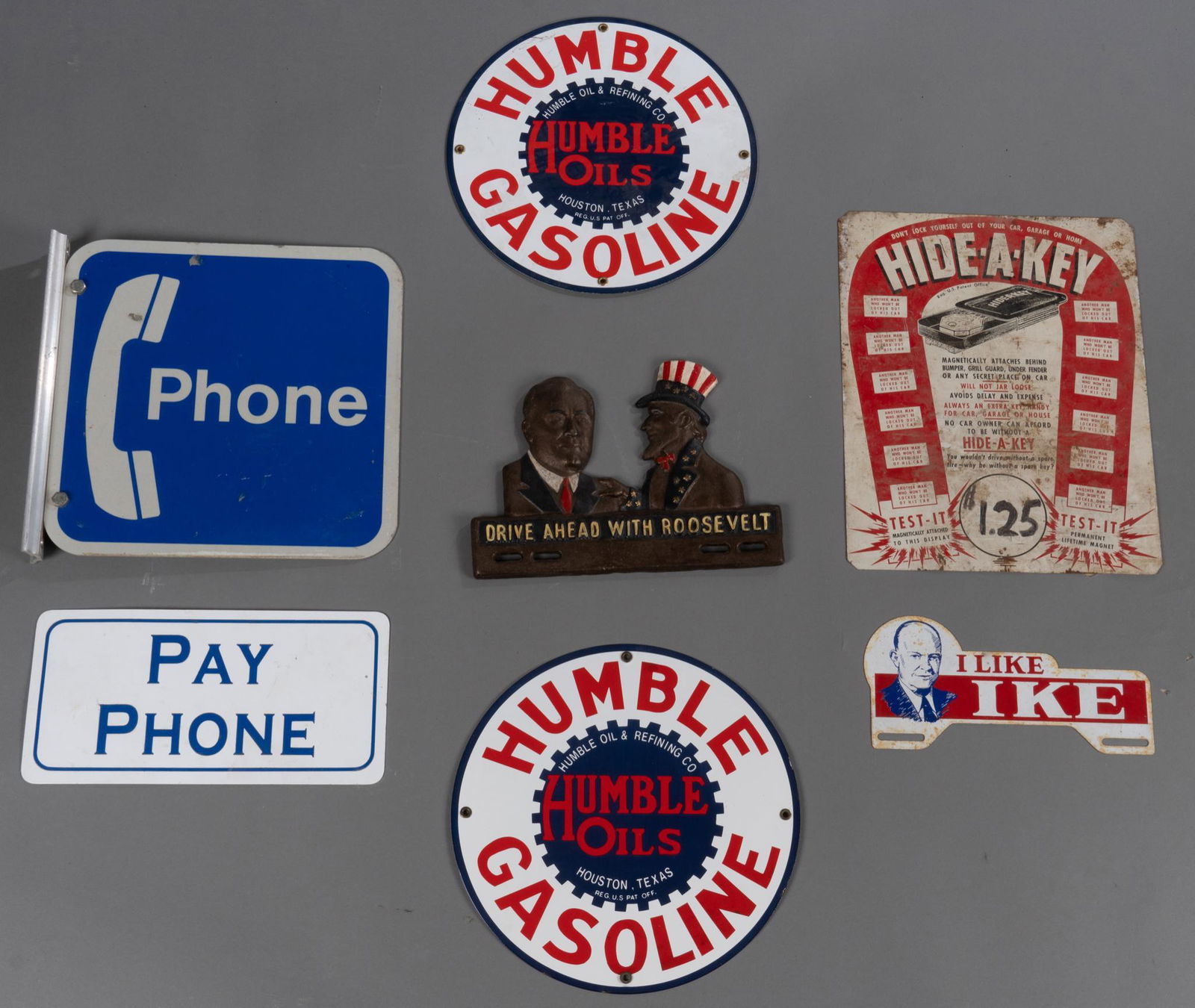 Collection of (7) Vintage Road Memorabilia (1 of 5)