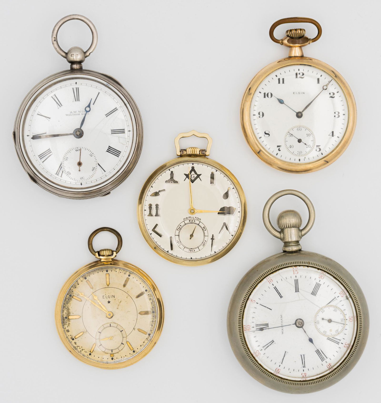 Collection of Antique Pocket Watches (1 of 5)