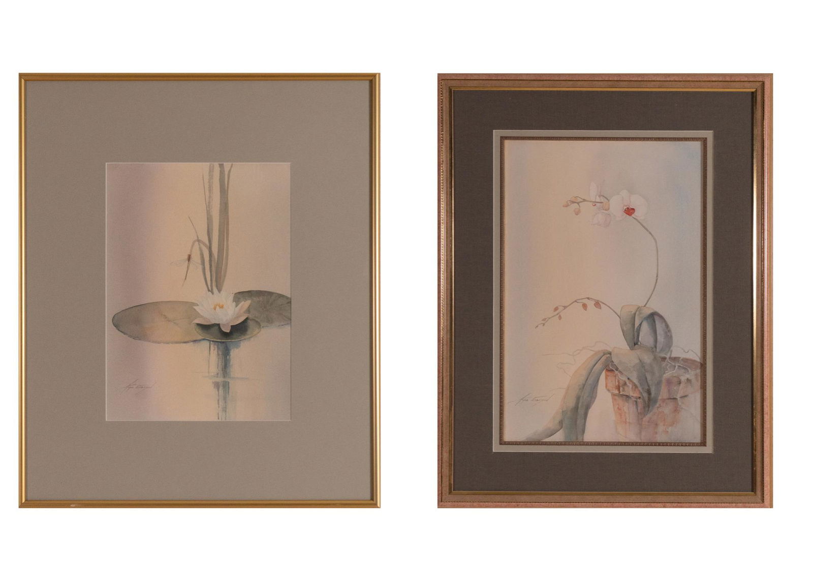 Hope Everson, Set of Floral Watercolors (2) (1 of 9)