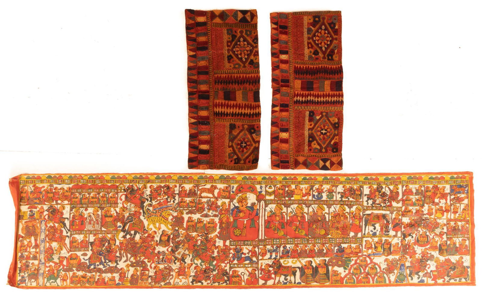 Set of (3) Asian Tapestries (1 of 7)
