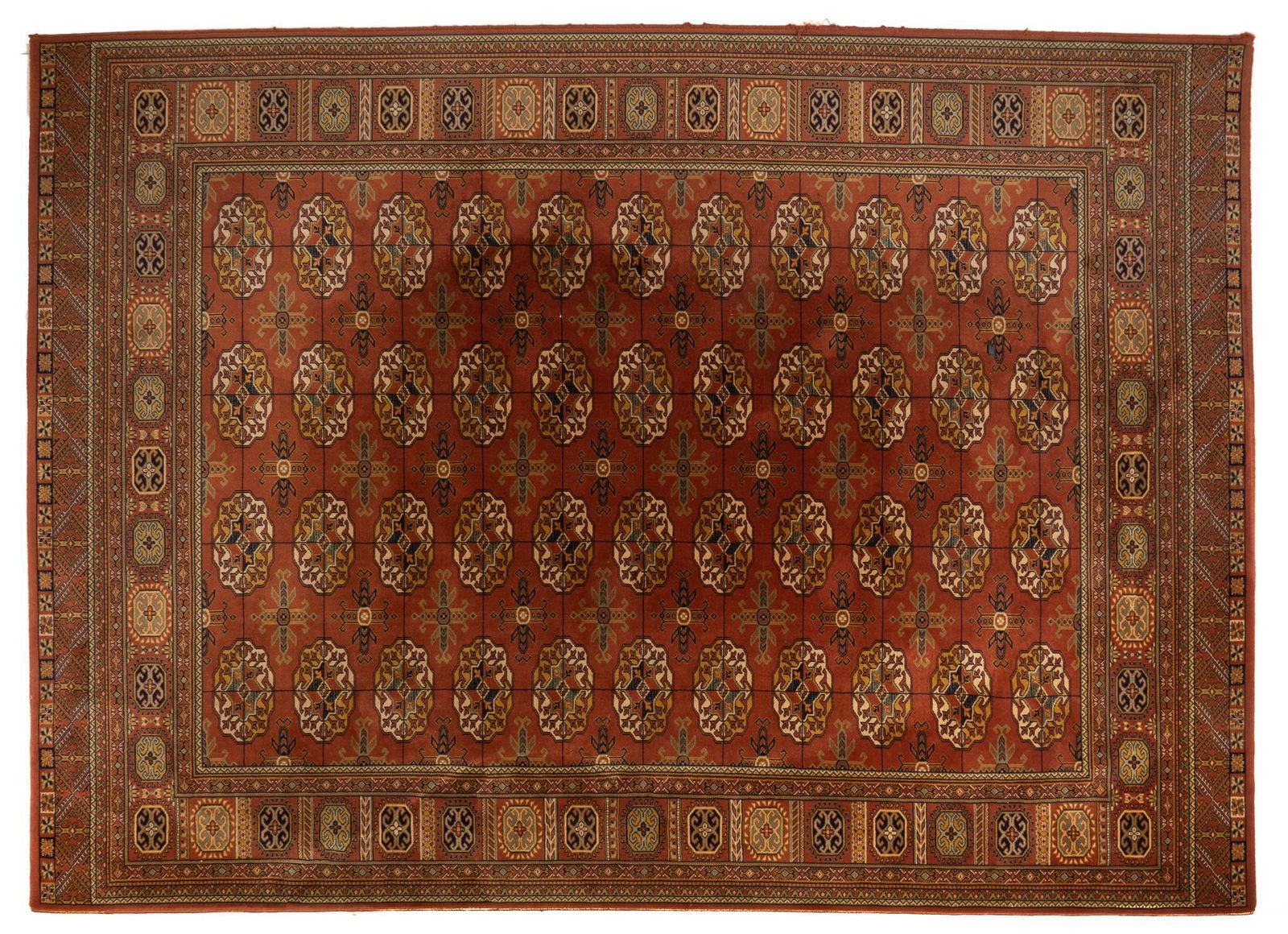 Tekke Style Estate Rug, 11'4" x 8'4" (1 of 5)