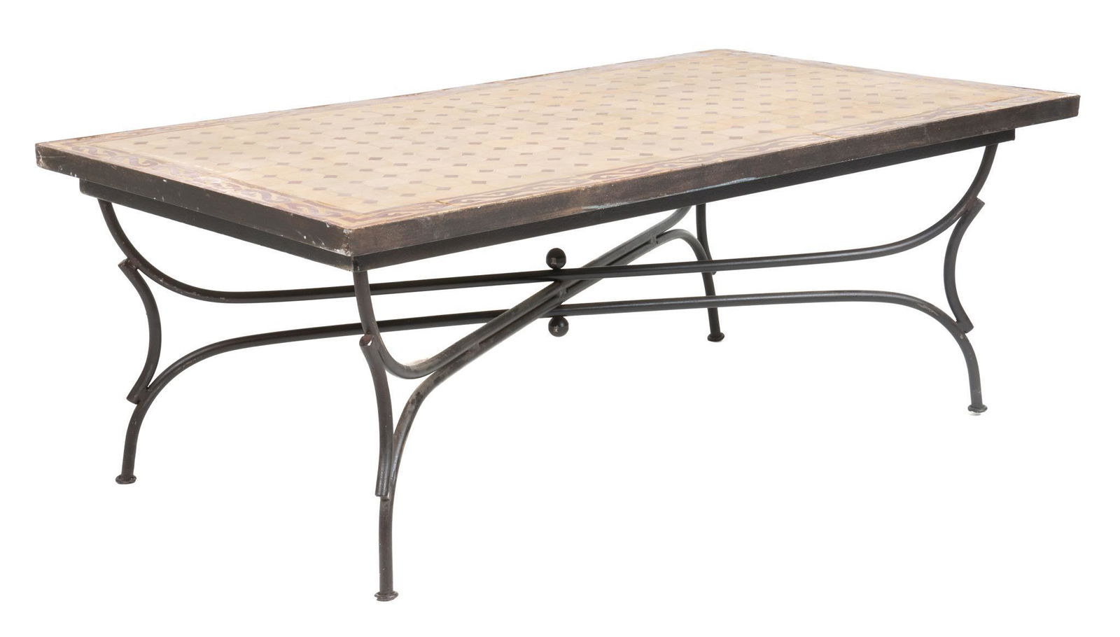 Tile Top Outdoor Coffee Table (1 of 4)