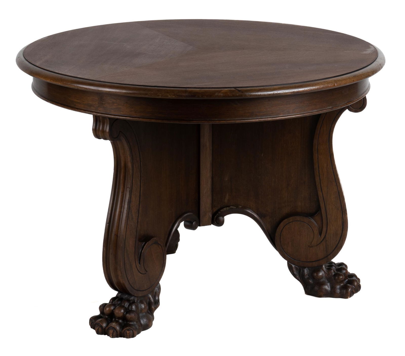 French Empire Style Pedestal Side Table (1 of 3)
