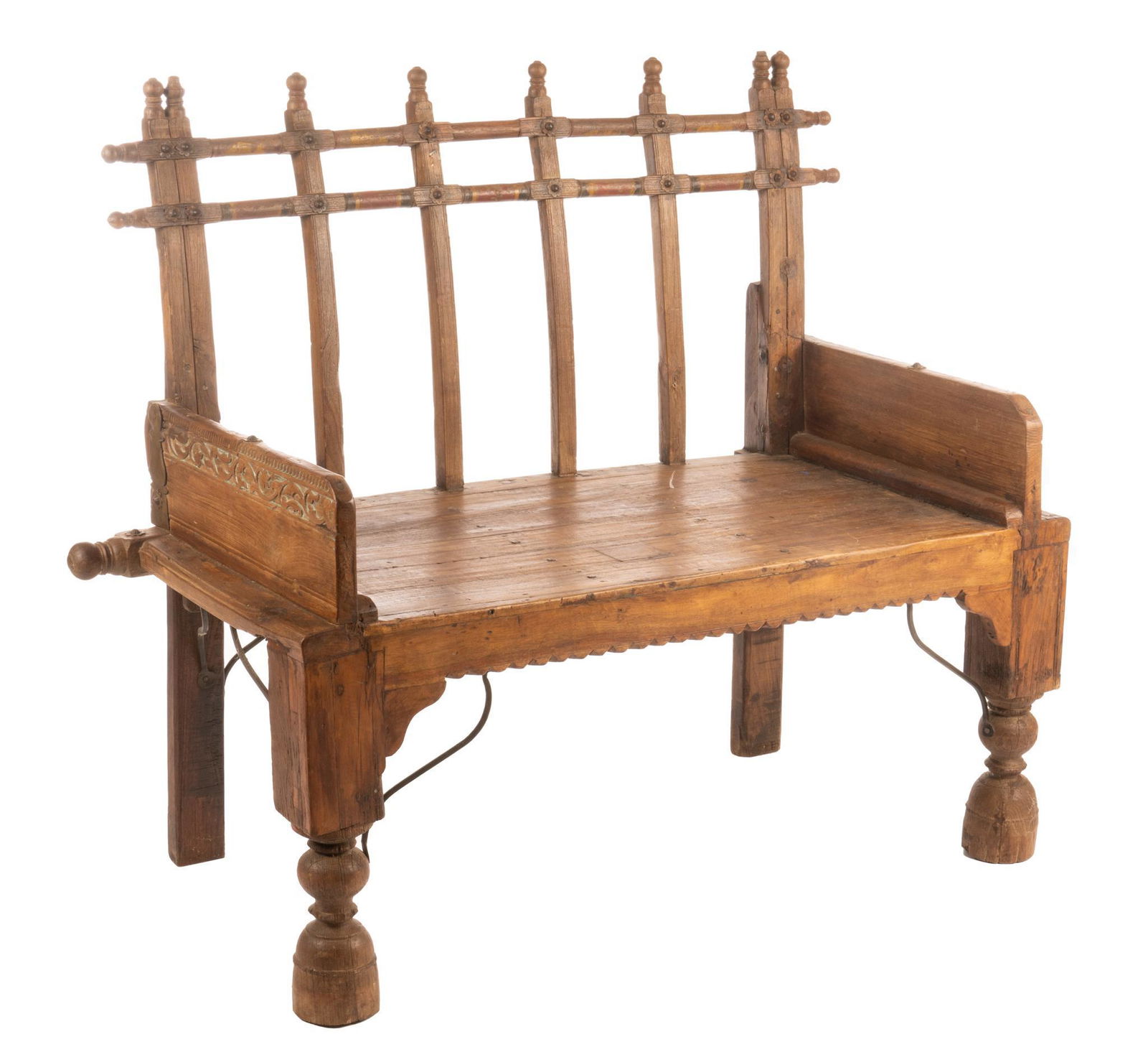 Rustic Ox Cart Bench (1 of 5)