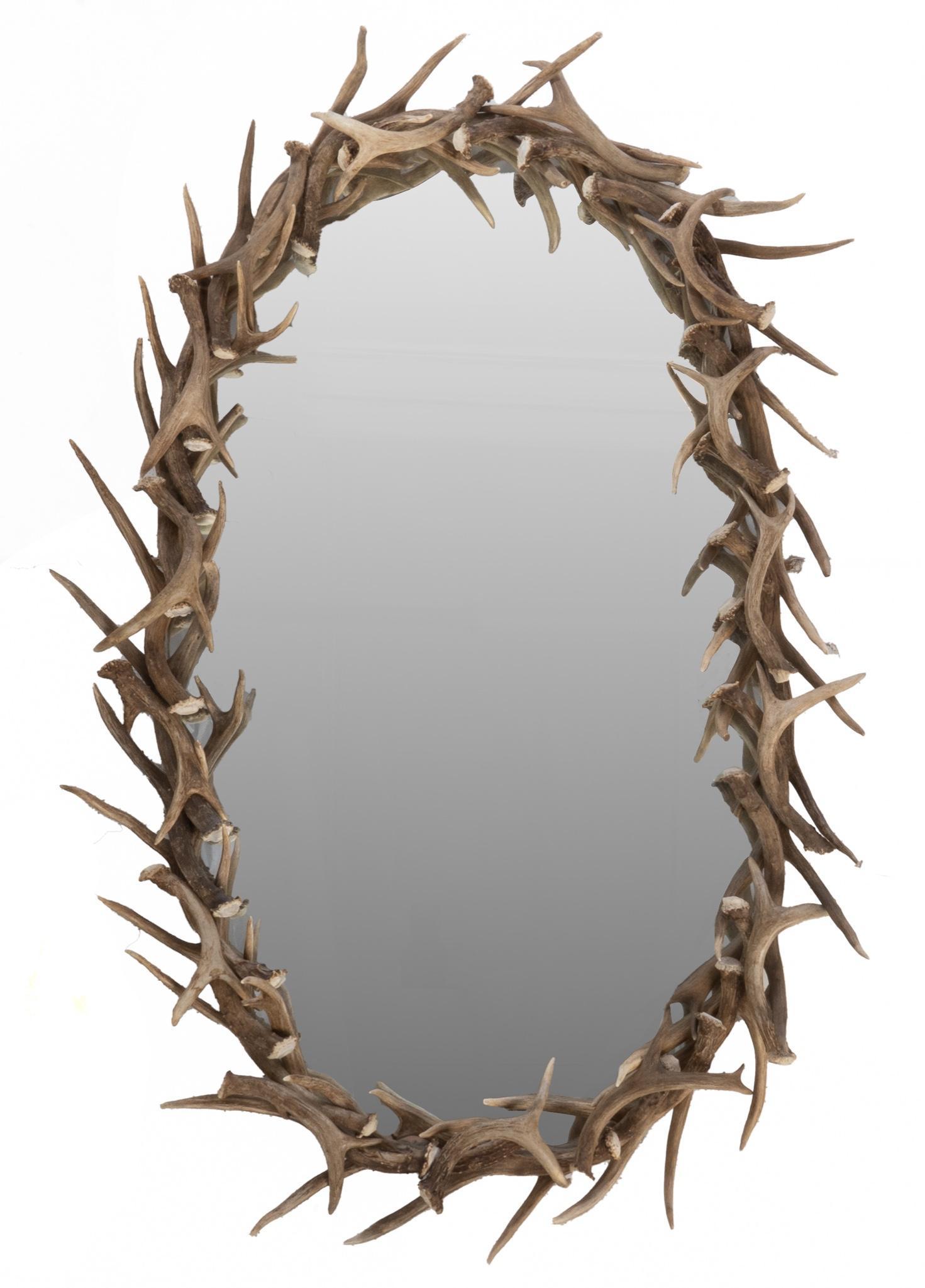 Rustic Antler Trophy Mirror (1 of 3)