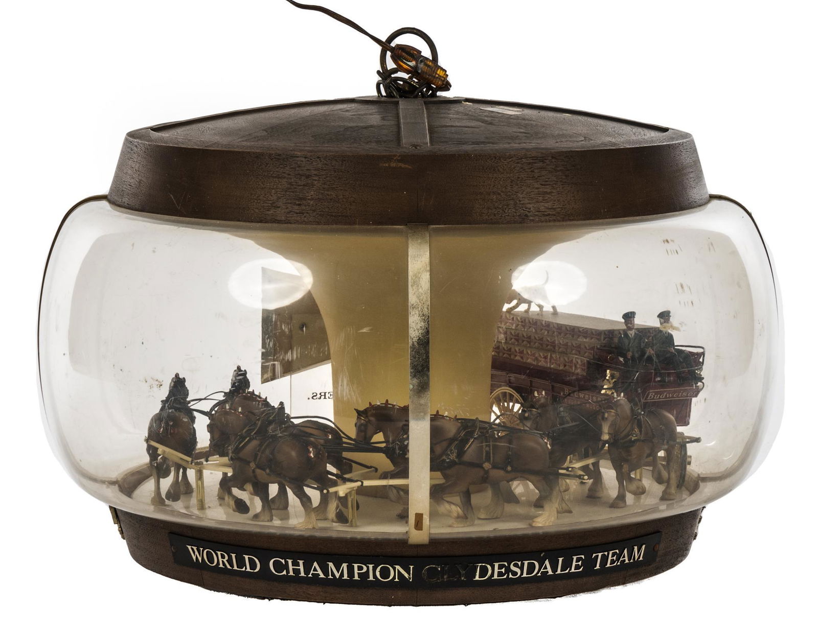 Budweiser "World Champion Clydesdale" Revolving Light (1 of 5)