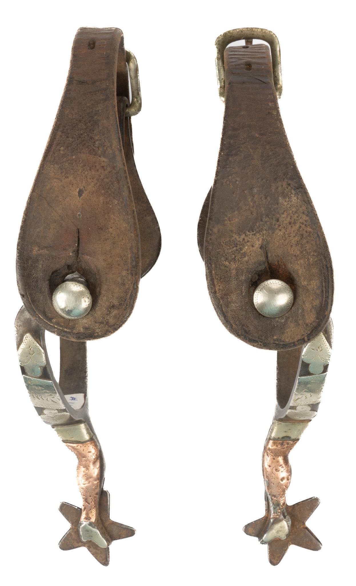 Pair of J.R. McChesney Gal-Leg Spurs (1 of 8)