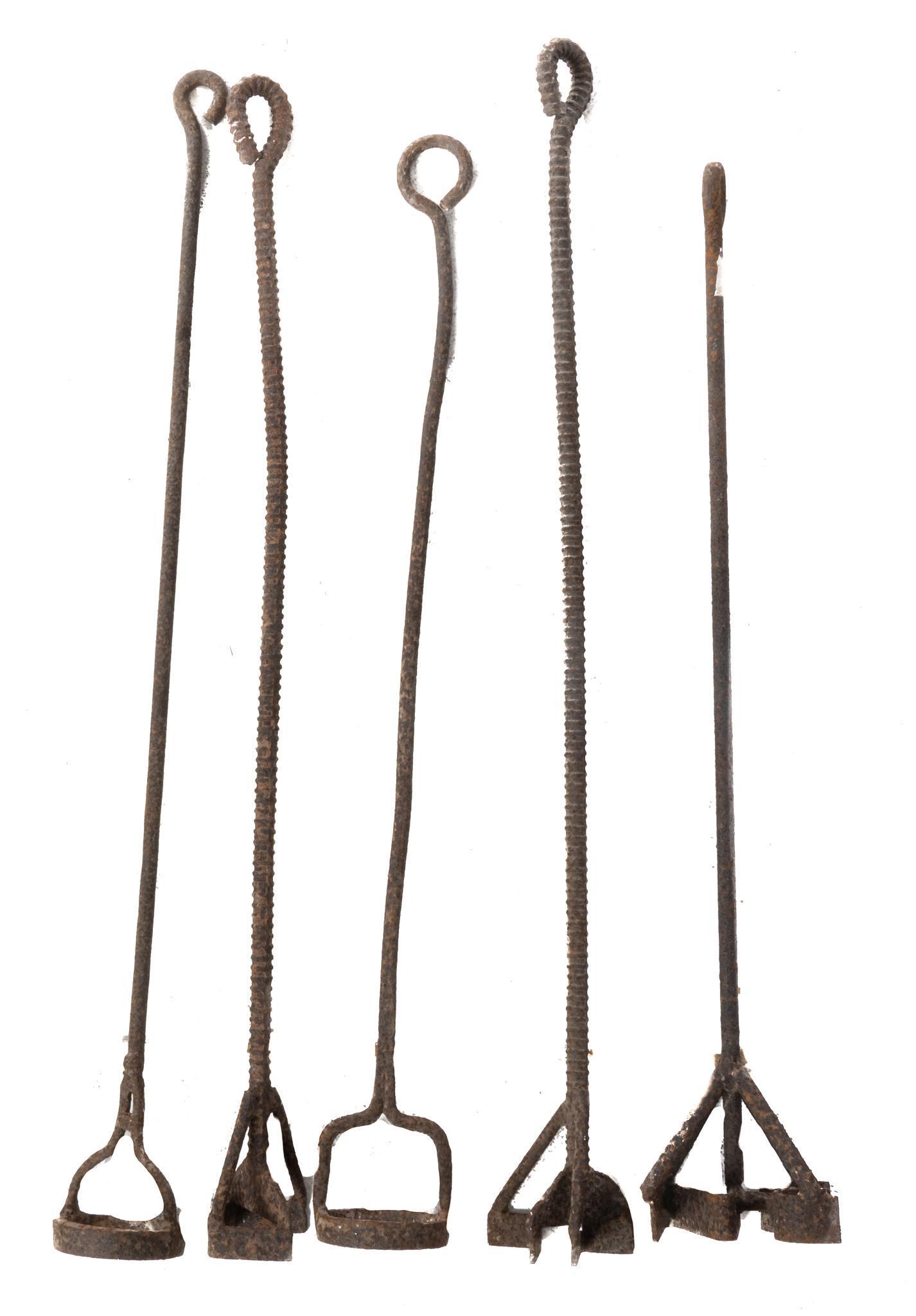 Set of (5) Vintage Iron Brands (1 of 3)