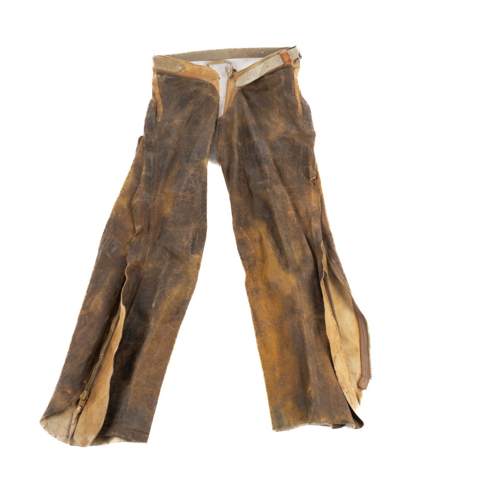 Early Texas Leather Cowboy Chaps (1 of 3)