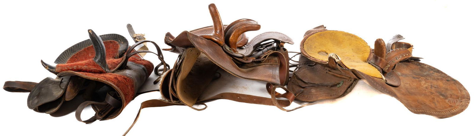 Collection of (3) Saddles (1 of 4)