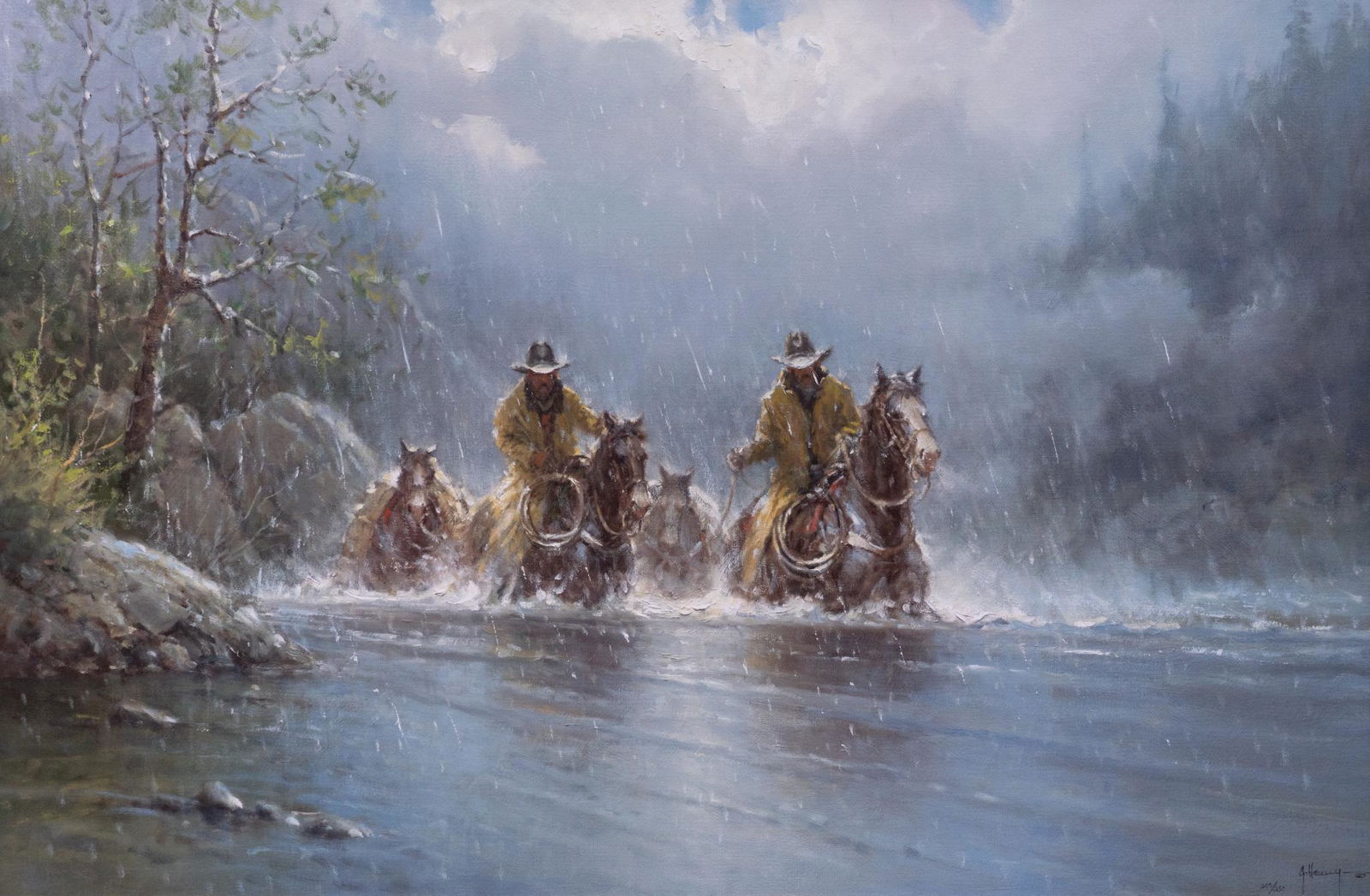 G. Harvey (Gerald Harvey Jones, (1933-2017, TX), "Boot Top Crossing", 2006 (1 of 6)