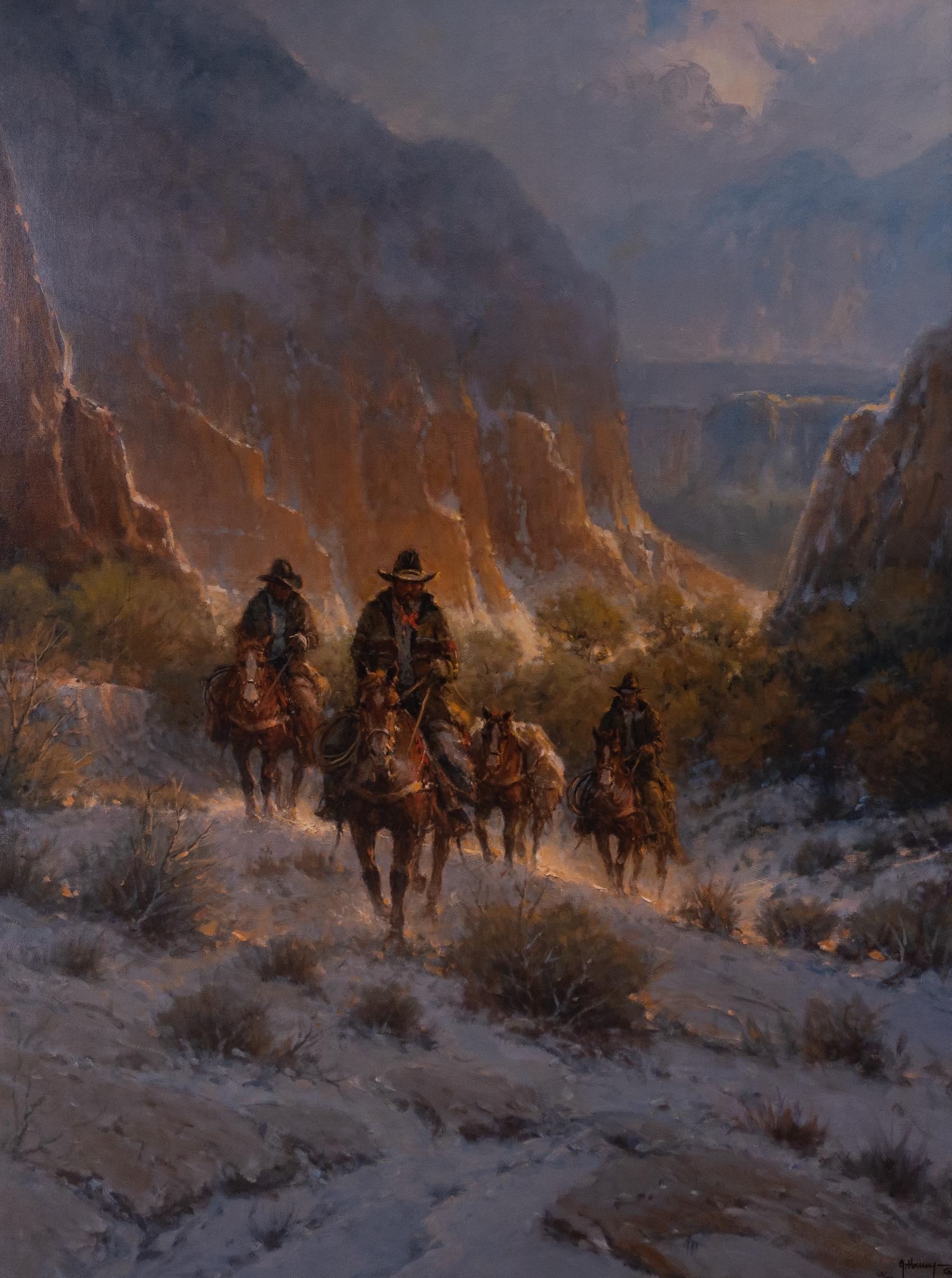 G. Harvey (Gerald Harvey Jones, 1933-2017, TX) "Trailing the Canyon Light", 2008 (1 of 5)