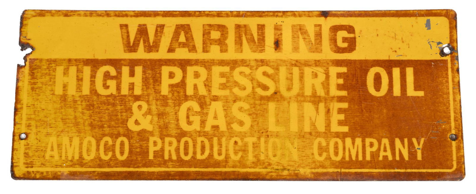 Vintage Amoco Production Company Sign (1 of 2)