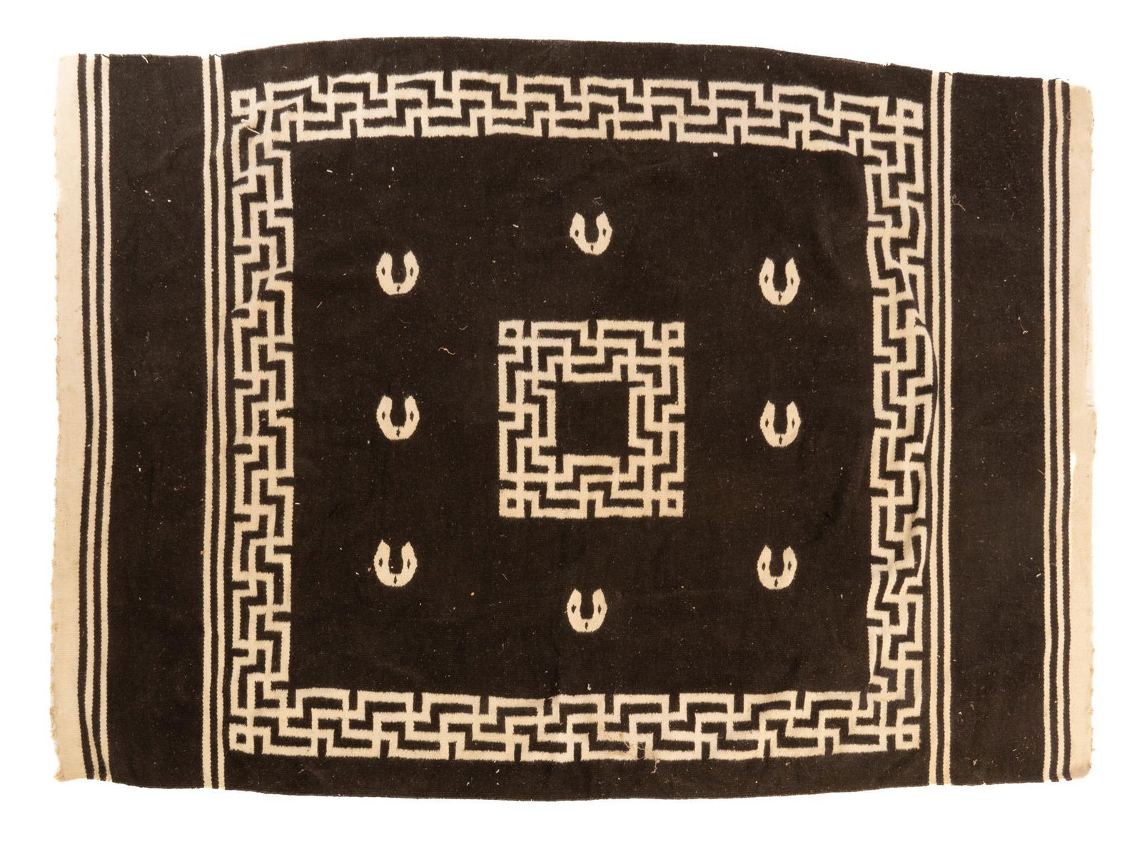 Hand-Made Mexican Rug, 60" x 88" (1 of 4)