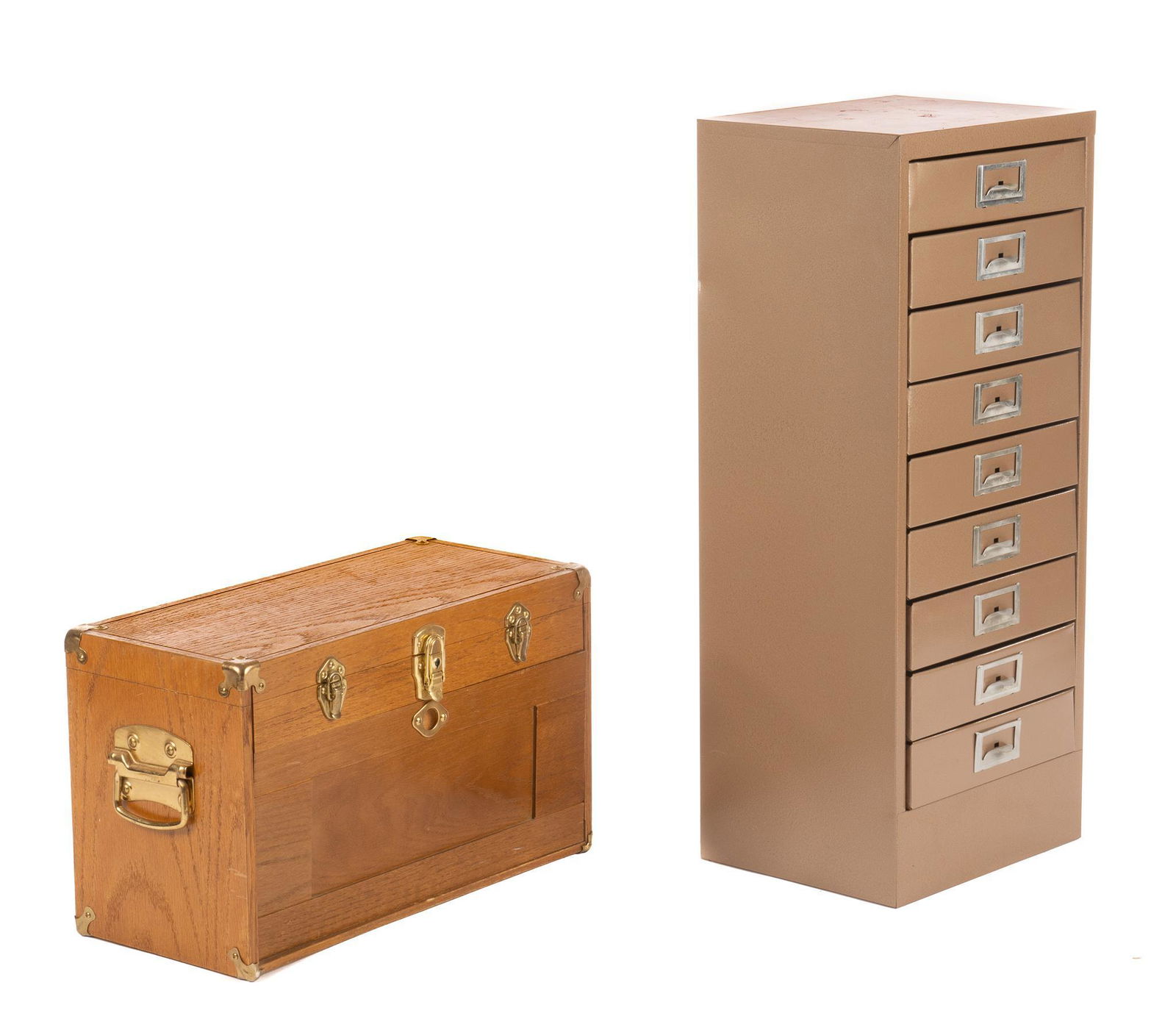 Vintage Machinist's Chest and Filing Cabinet (1 of 5)