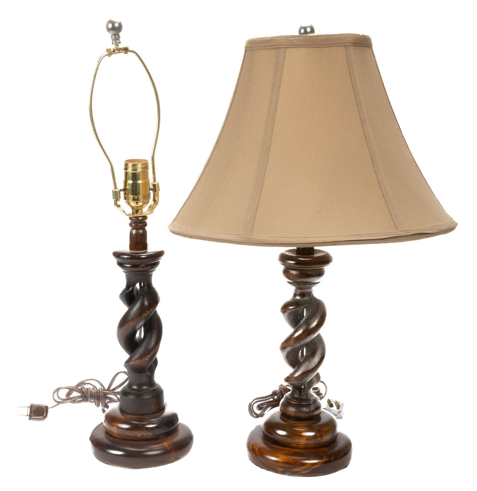Pair of Rustic Table Lamps (1 of 3)