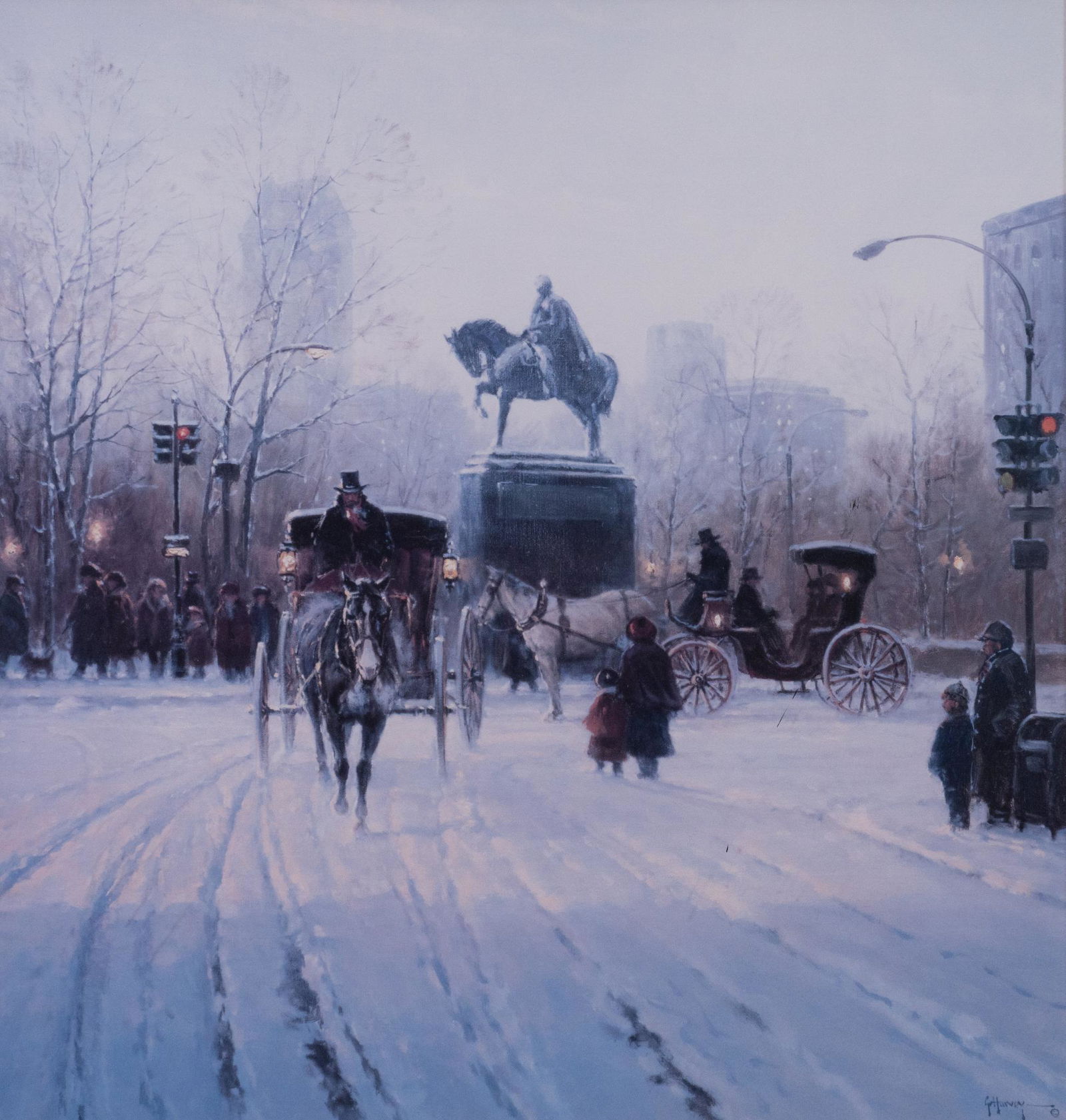 G. Harvey (Gerald Harvey Jones, 1933-2017, TX), "Avenue of the Americas", 1995 (1 of 4)