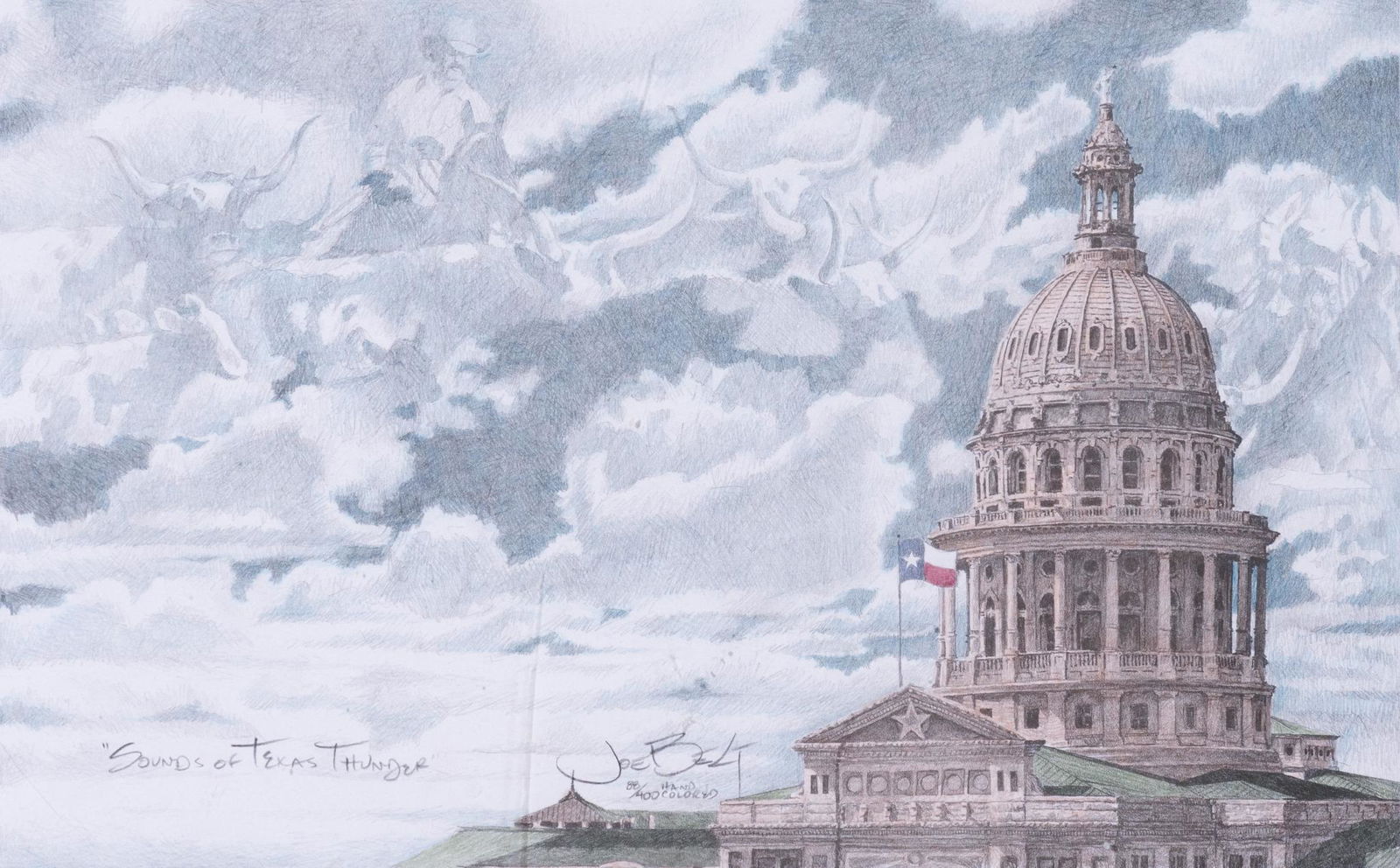 Joe Belt (20th C., TX), "Sounds of Texas Thunder" (1 of 6)