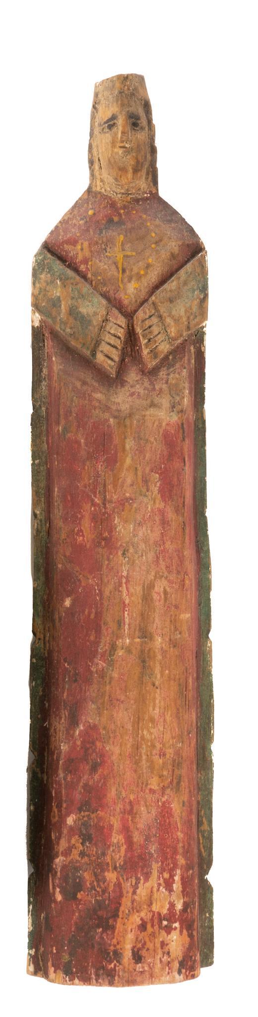 Polychrome Santo, La Virgen de Guadalupe (1 of 4)