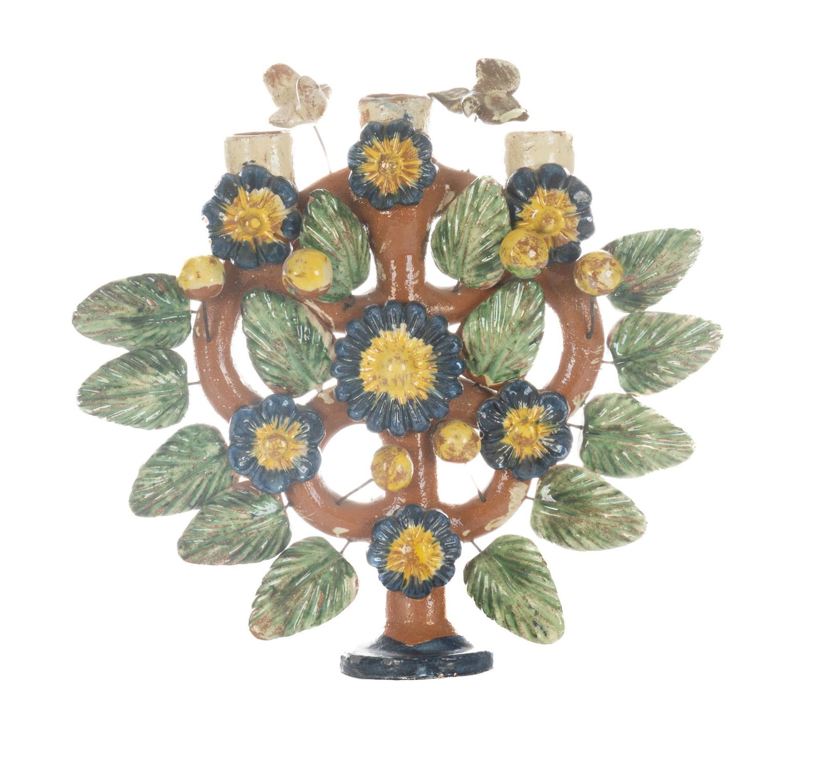 Mexican Folk Art Tree of Life Candelabra (1 of 4)
