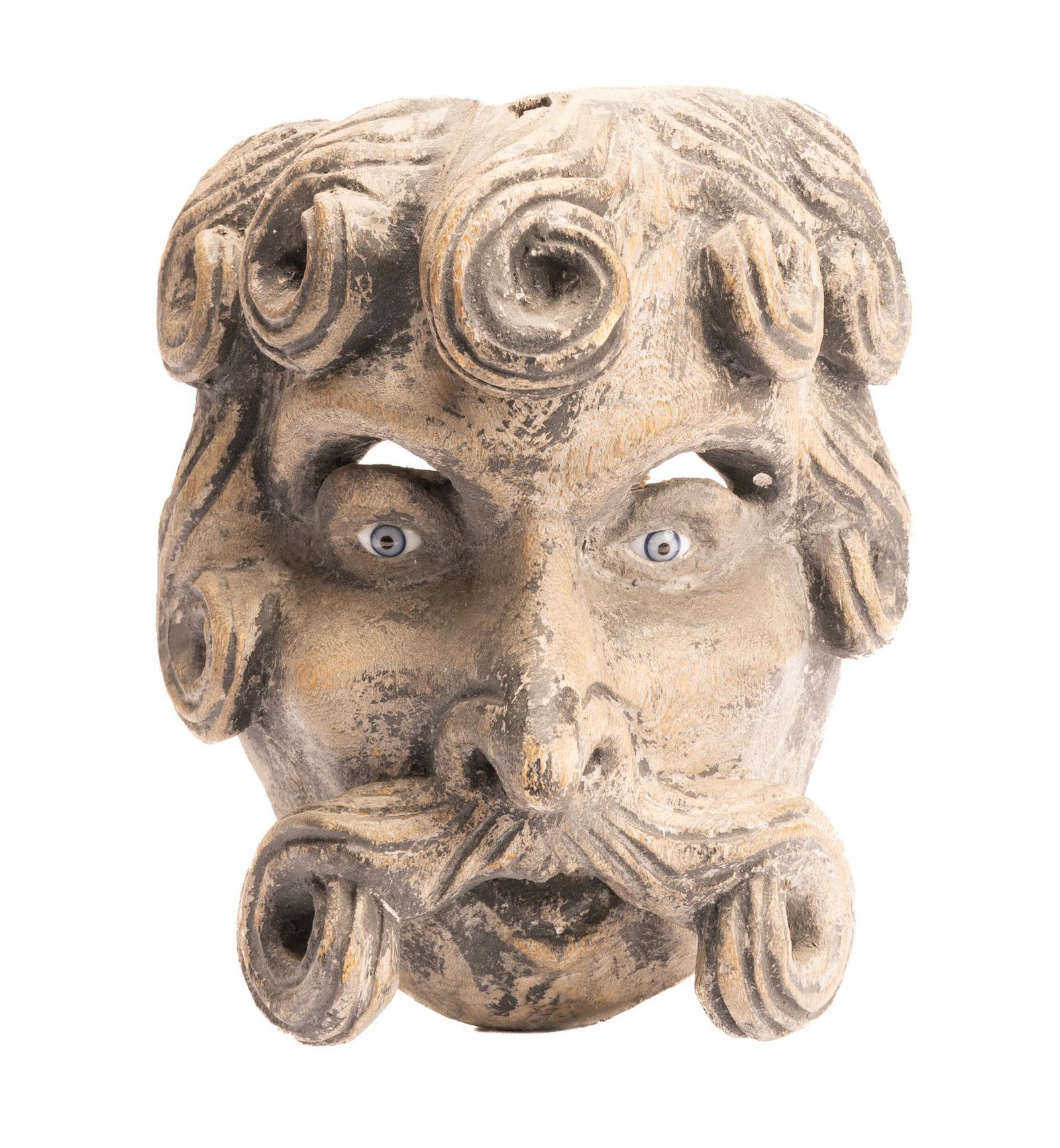Folk Art Wooden Mask (1 of 4)