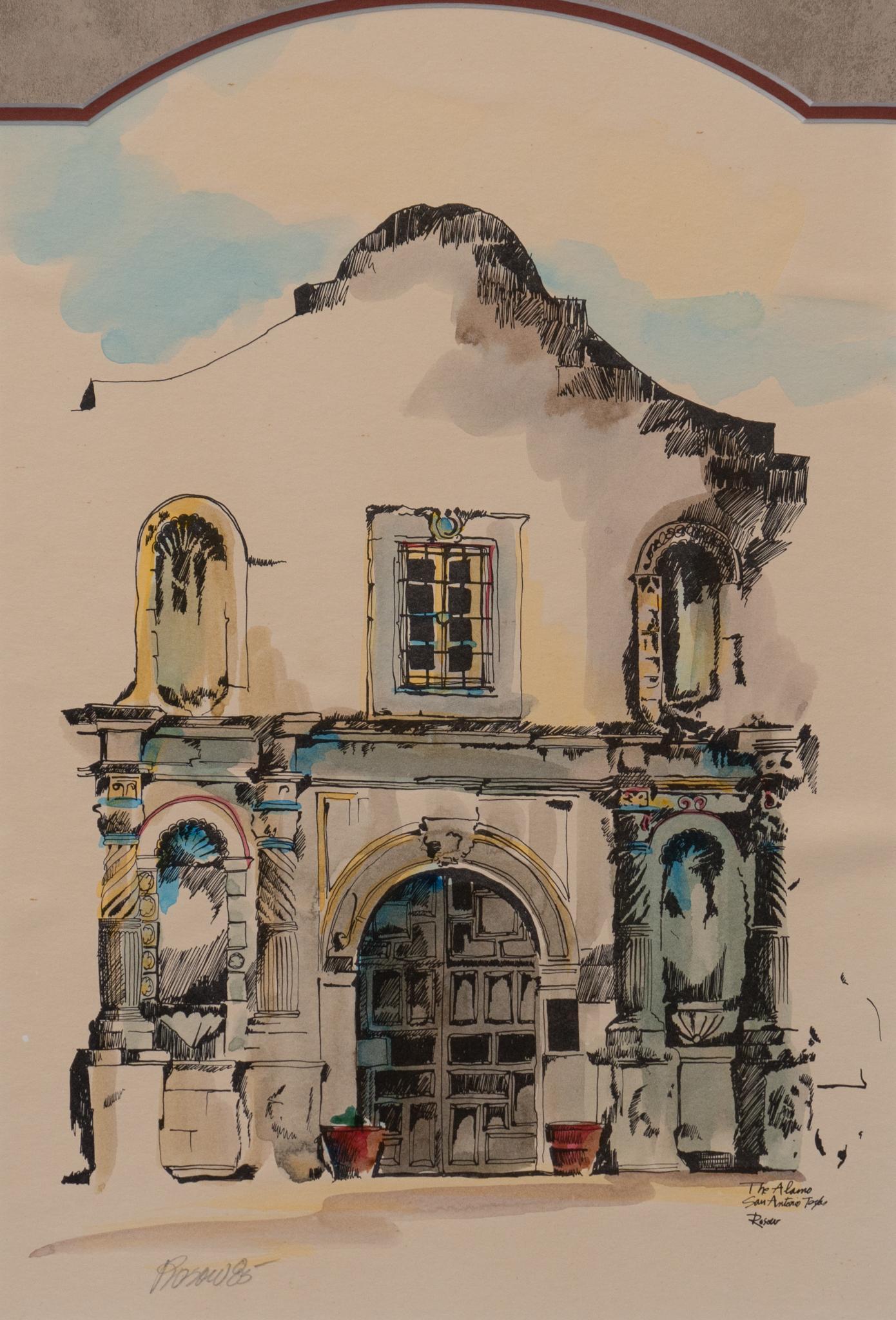 Jean Rosow (b. 1944, San Antonio, TX), "The Alamo", 1985 (1 of 4)