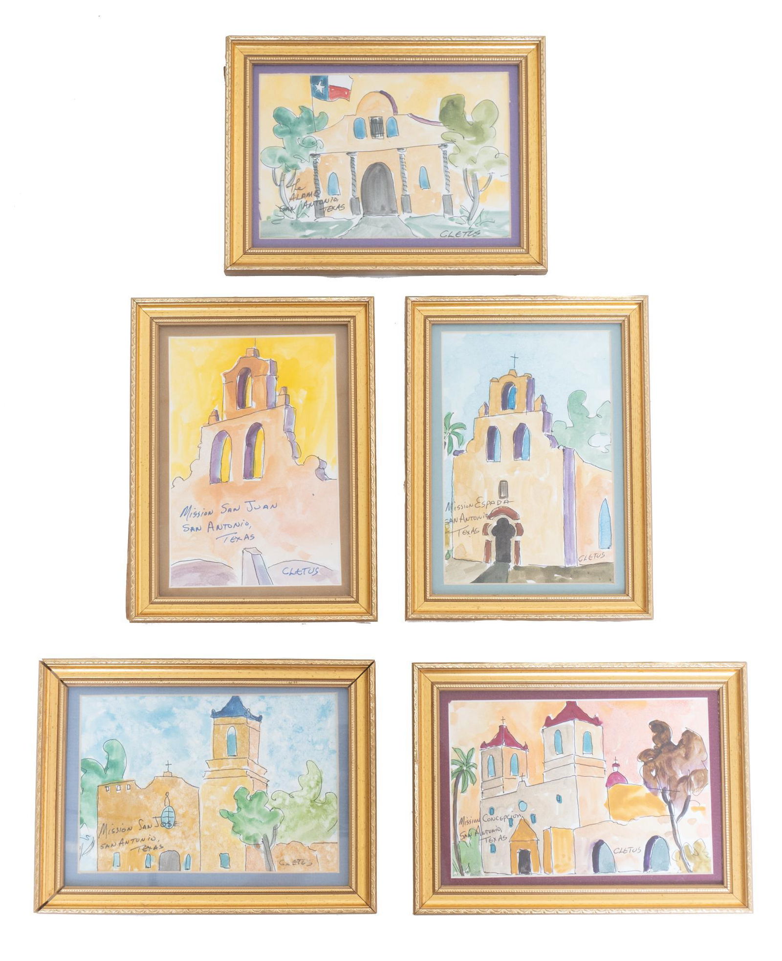 Brother Cletus Behlmann (1933-2016, San Antonio, TX), San Antonio Missions Series (1 of 16)