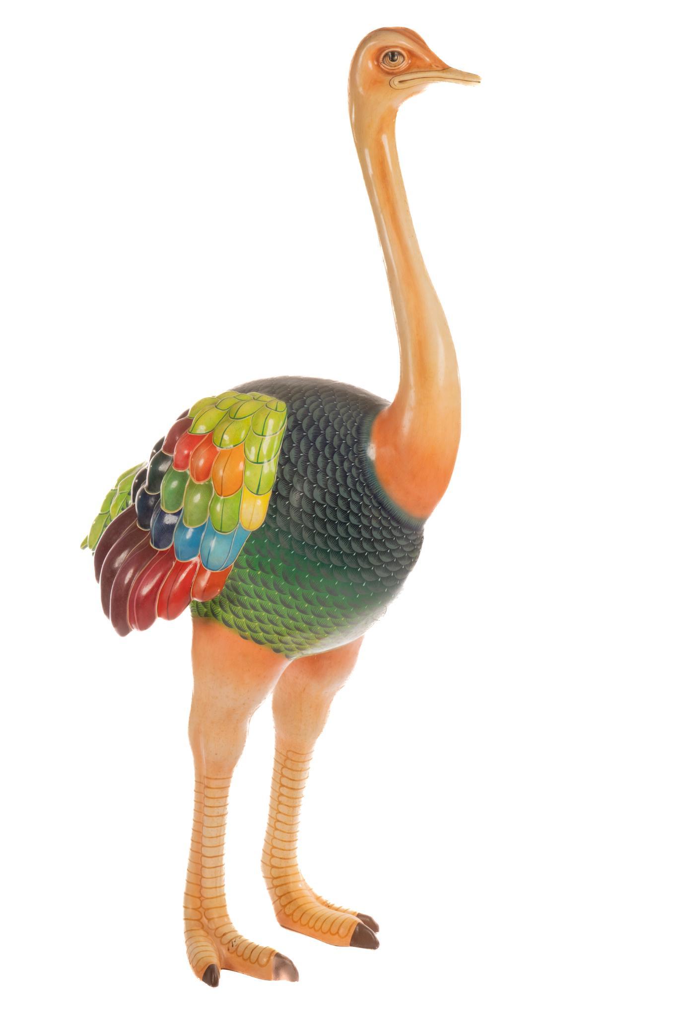 Sergio Bustamante (b.1949, MEX) Ostrich Sculpture (1 of 5)