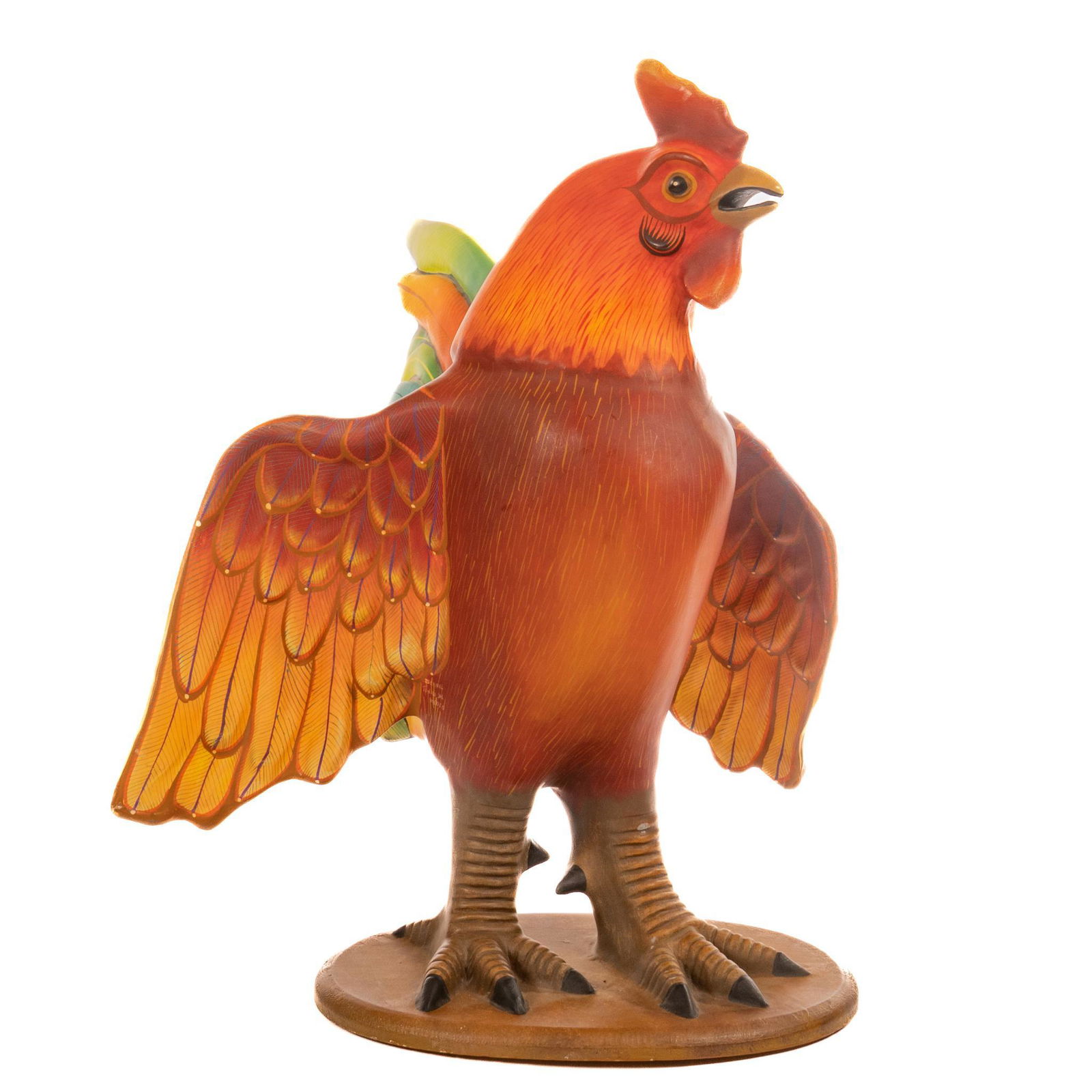 Sermel Tonala (Bustamante Studio), Papier-Mache Rooster (1 of 5)