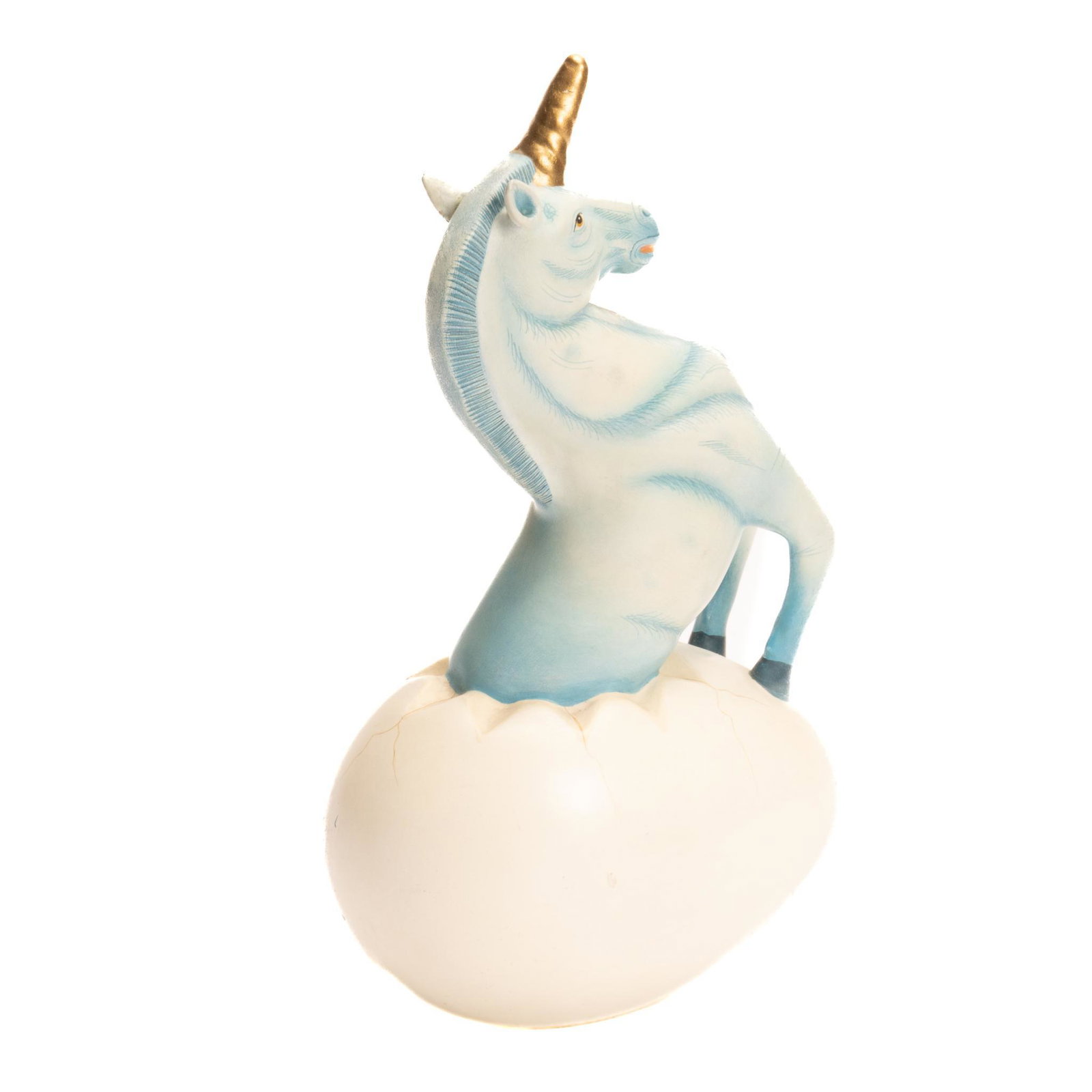 Sergio Bustamante (b. 1949, MEX),Unicorn: Sergio Bustamante (b. 1949, MEX), ceramic unicorn, signed Sergio Bustamante studied architecture at the University of Guadalajara and sold his artwork while in school, beginning in 1960. After graduat