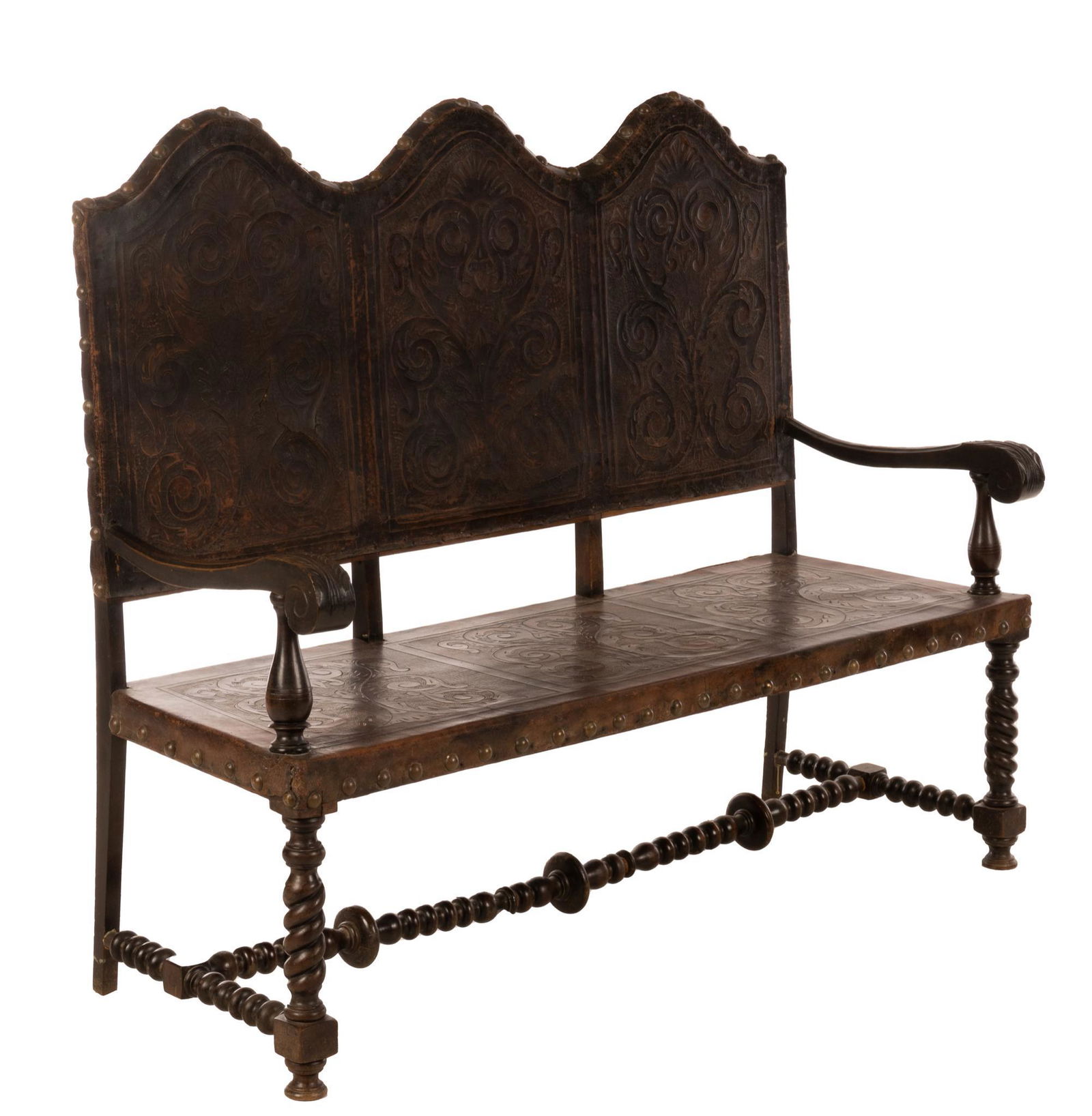 Spanish Renaissance Revival Bench (1 of 4)