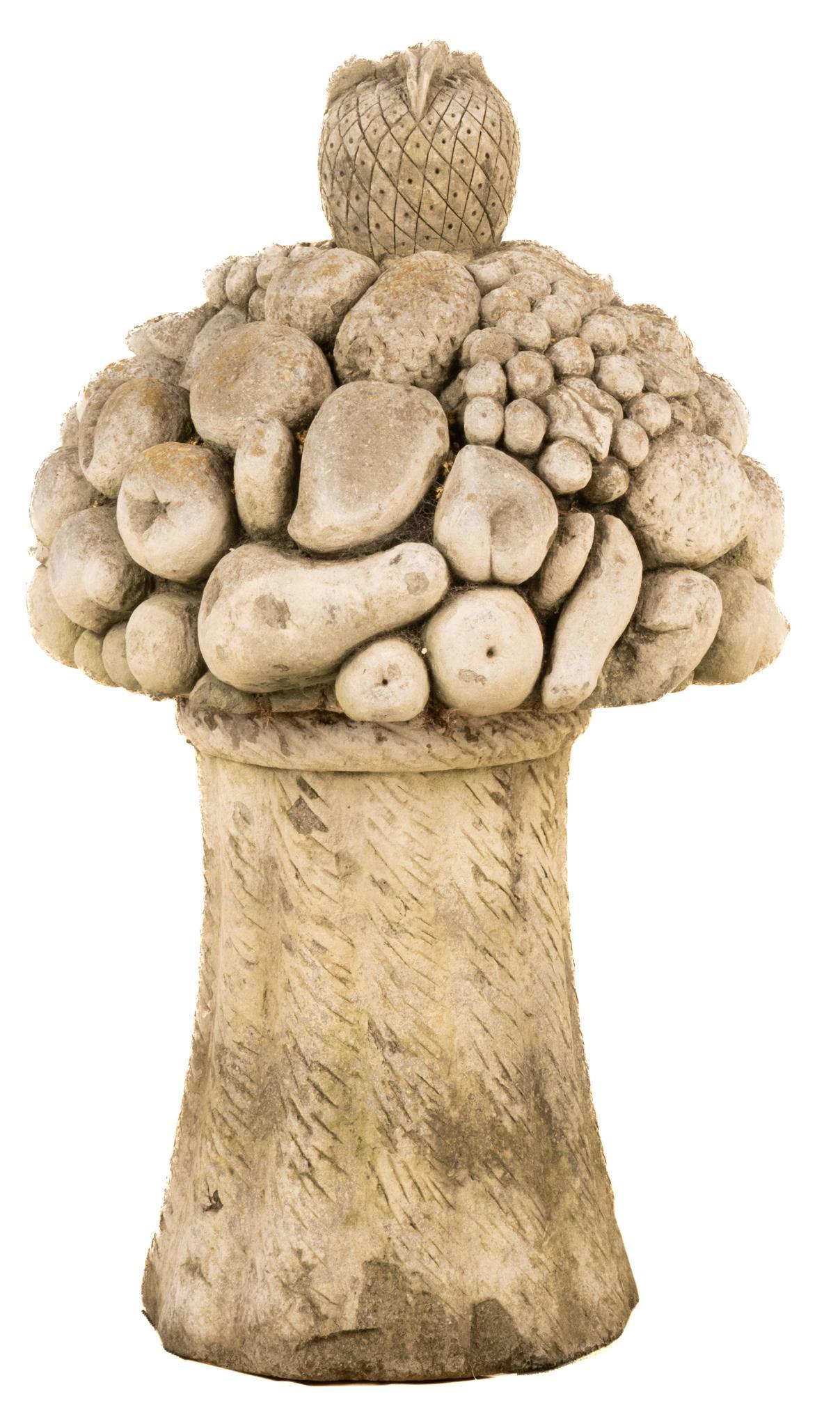 Concrete Fruit Fountain (1 of 4)