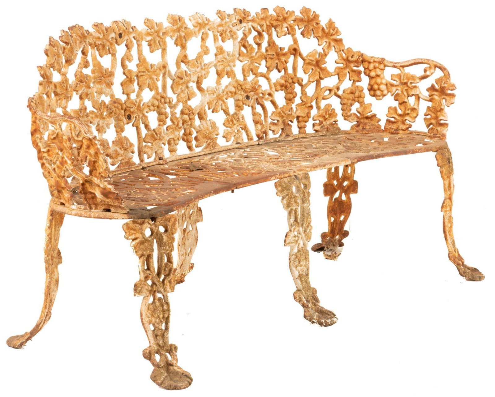 Victorian-style Cast Iron Bench (1 of 4)