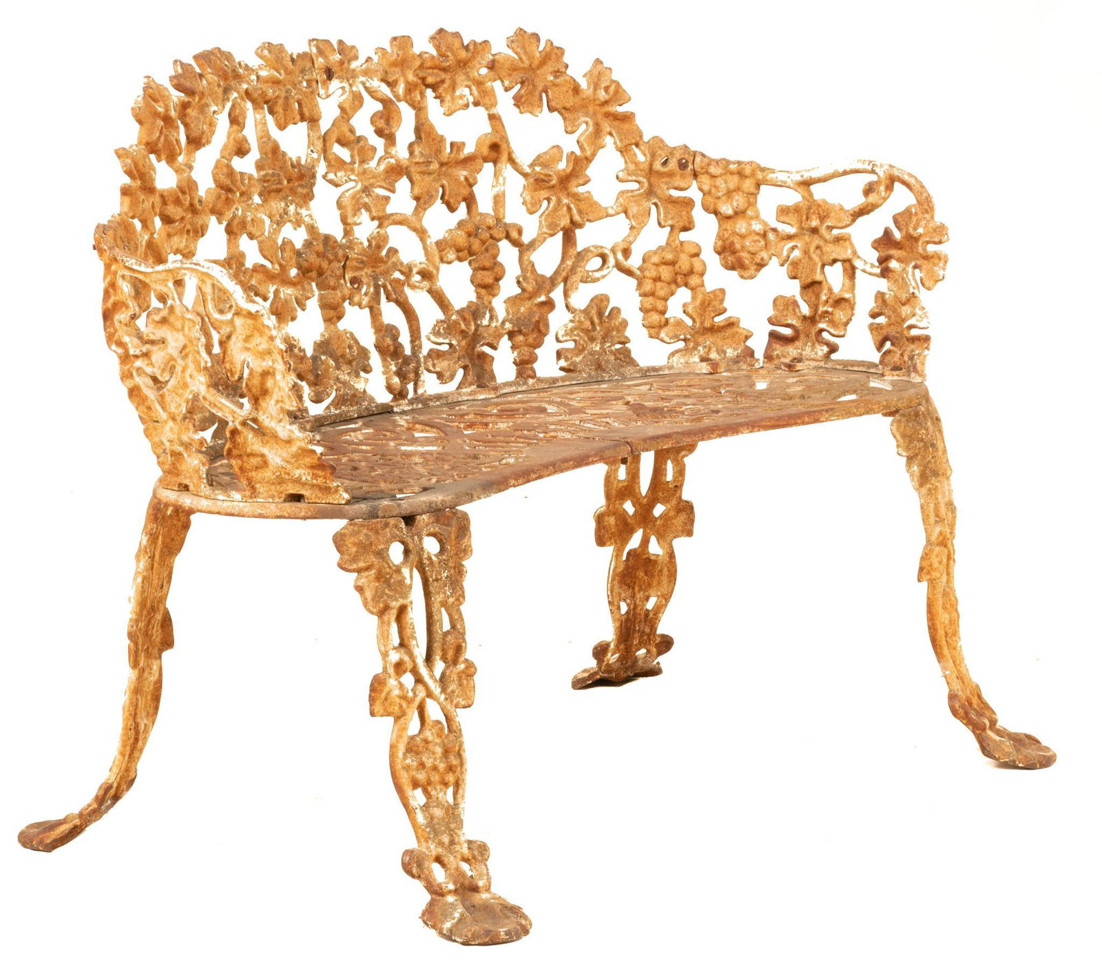 Victorian-style Cast Iron Bench (1 of 4)