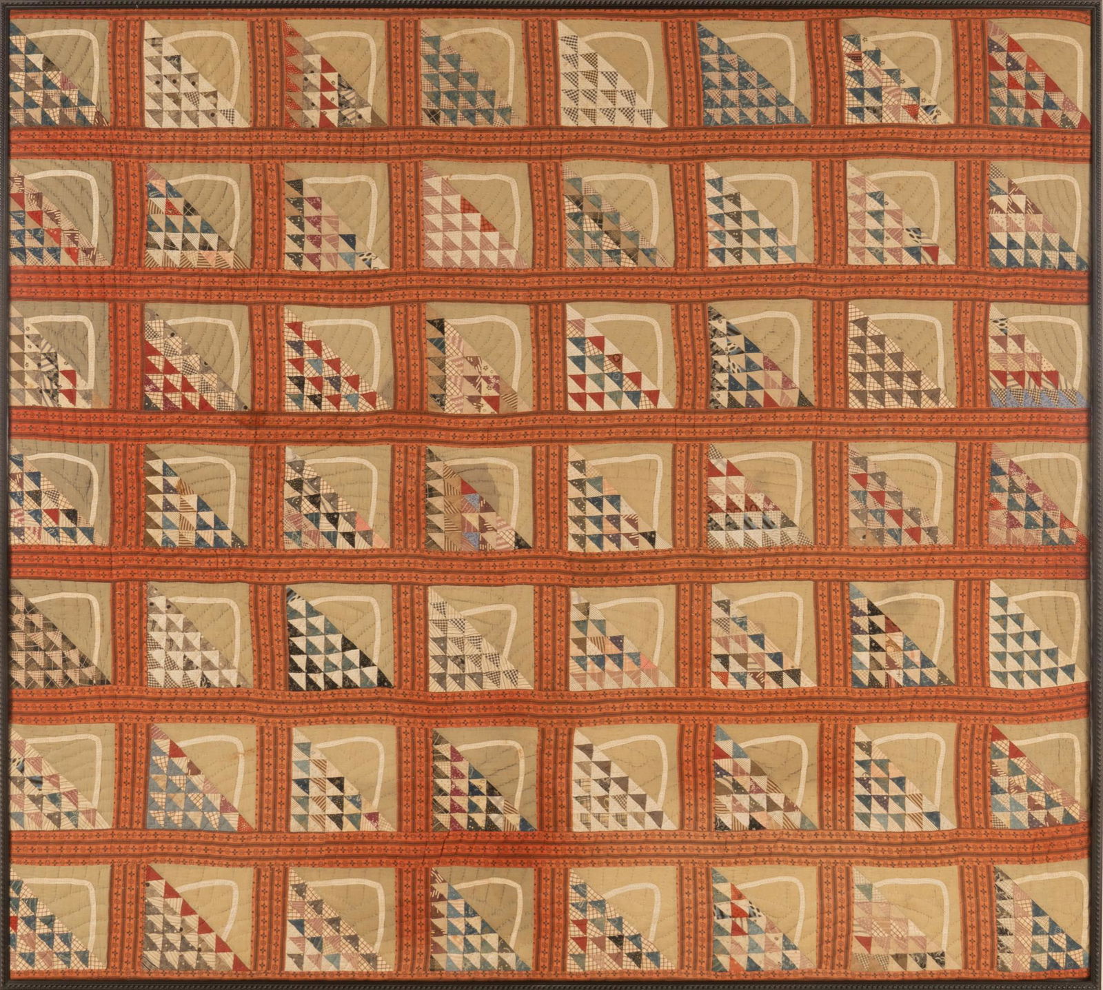 Large Antique Flower Basket Quilt (1 of 4)