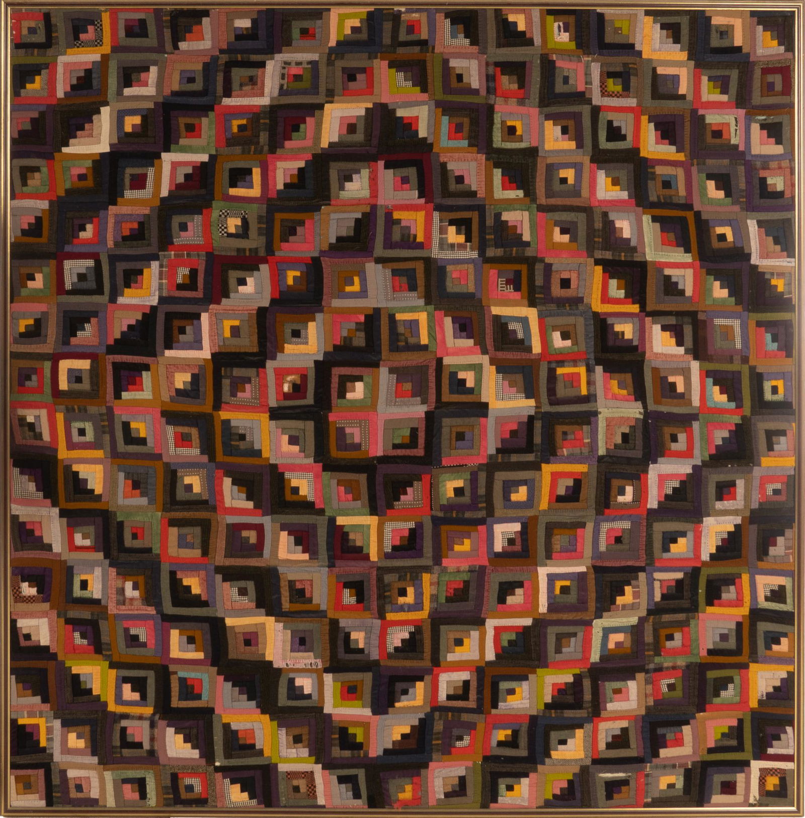 Antique Log Cabin Quilt (1 of 4)