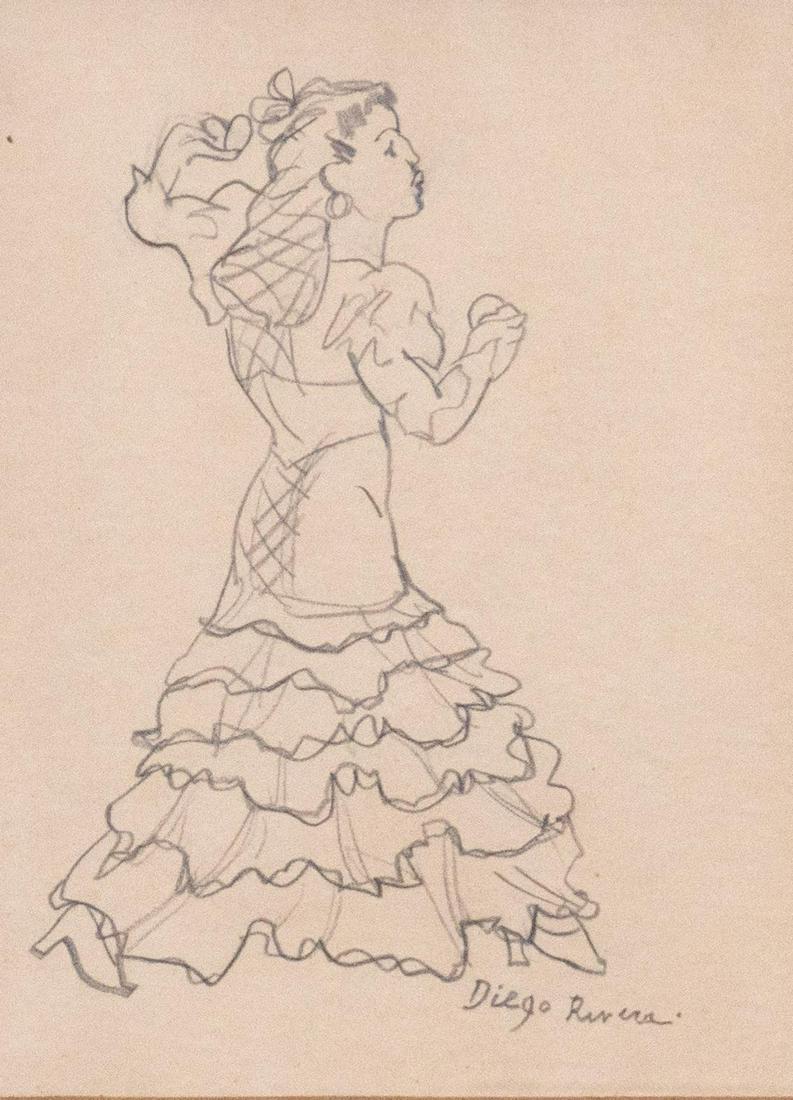 After Diego Rivera, Flamenco Dancer (1 of 7)