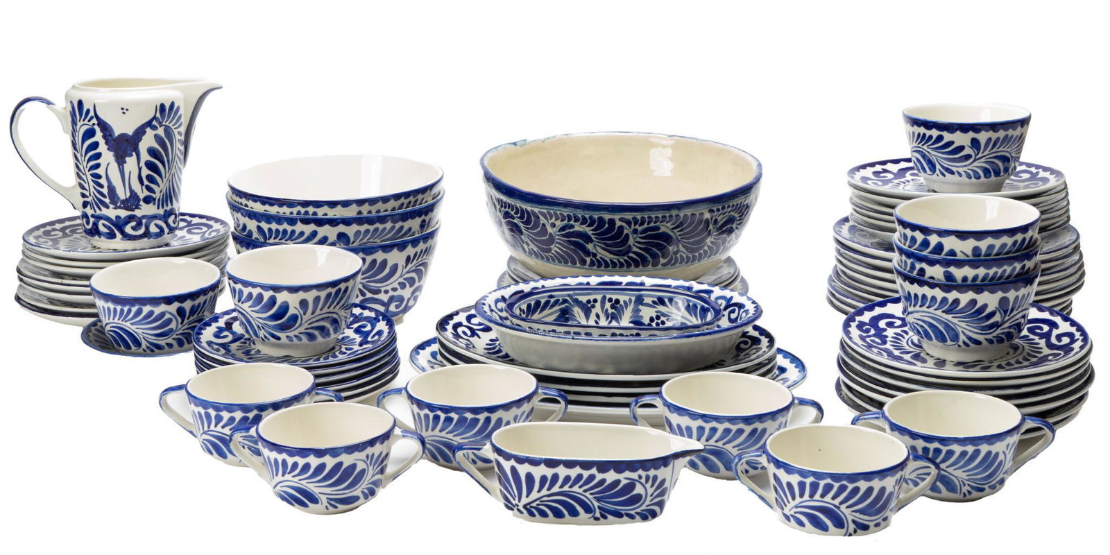 Collection of Anfora (Mexico) Hand Painted Ceramics (1 of 5)