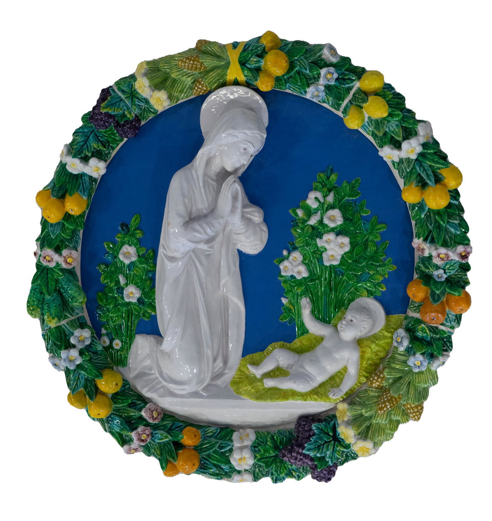 After Della Robbia, Mother and Child Wall Hanging (1 of 2)