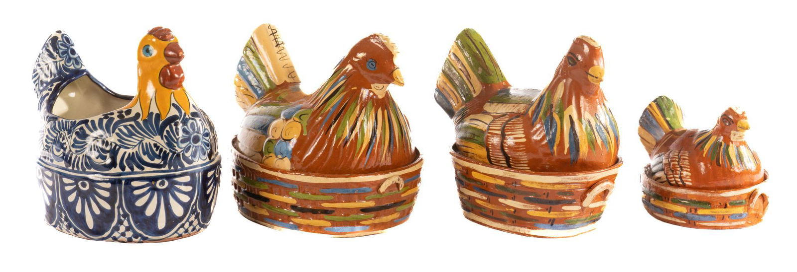 Set of (4) Mexican Nesting Chickens (1 of 6)