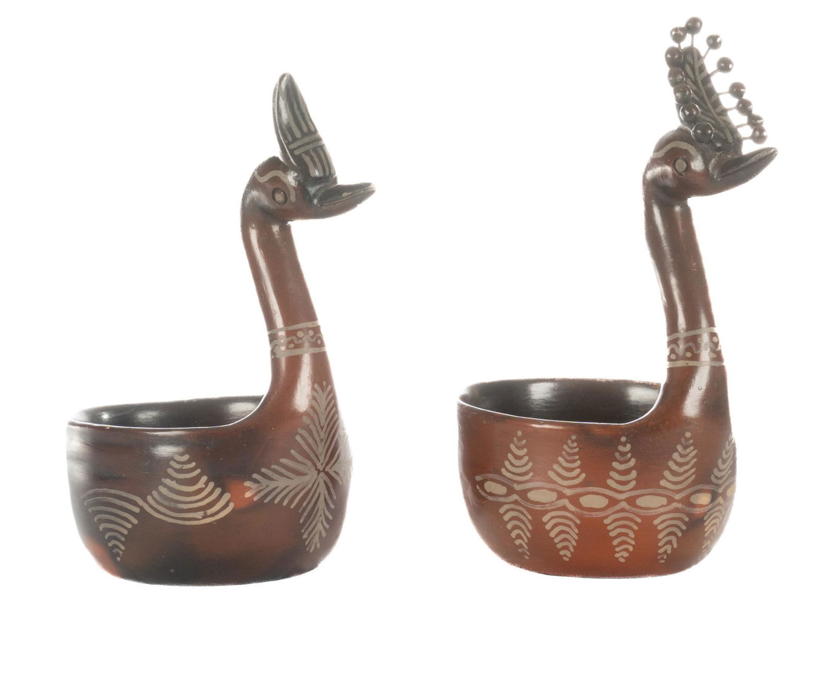 Pair of Hand-Painted Duck Bowls (1 of 5)