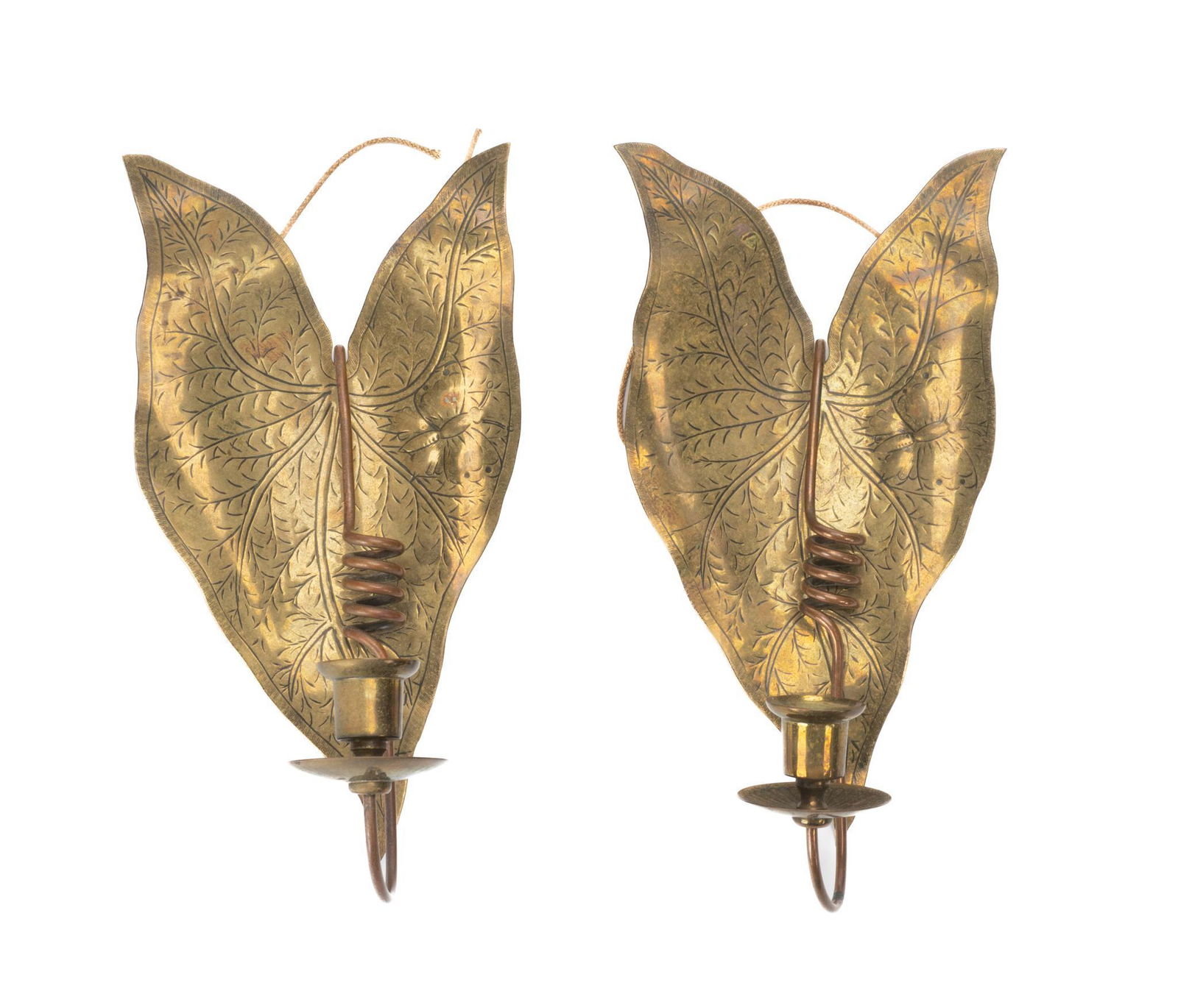 Pair of Brass Wall Sconces (1 of 3)