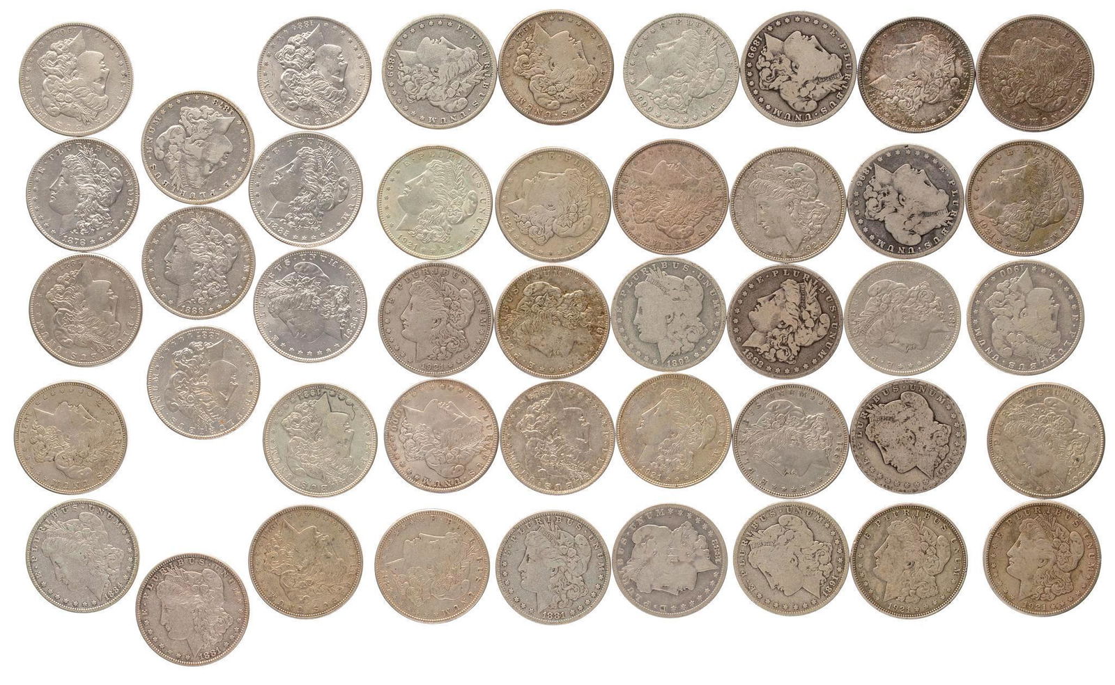 (43) Morgan Silver Dollars (1 of 3)