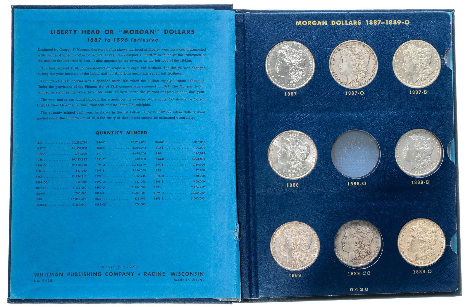 (14) Morgan Silver Dollars in Book (1 of 7)