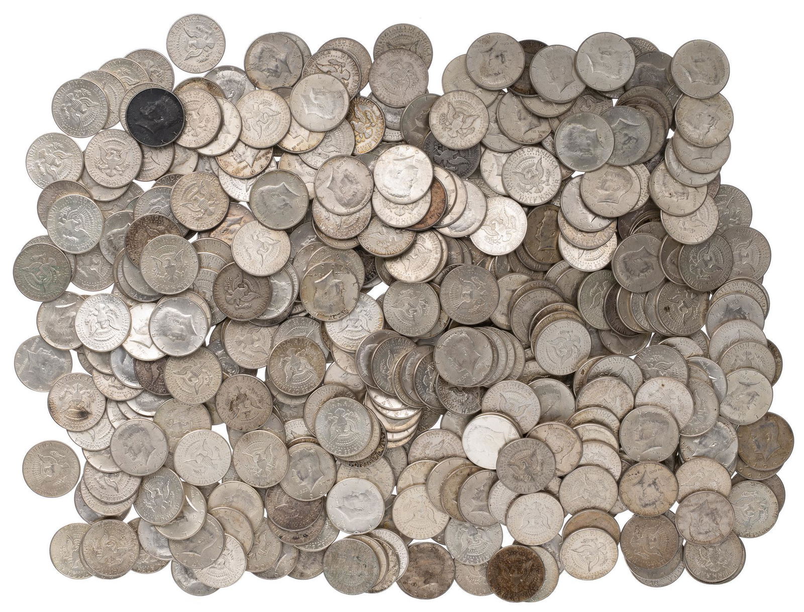 Approximately 440 Kennedy Silver Half Dollars (1 of 2)