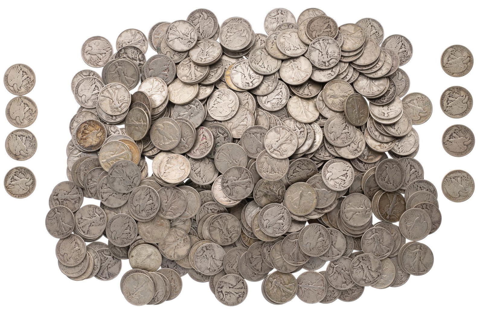 Walking Liberty Silver Half Dollars, Face Value: $230 (1 of 2)