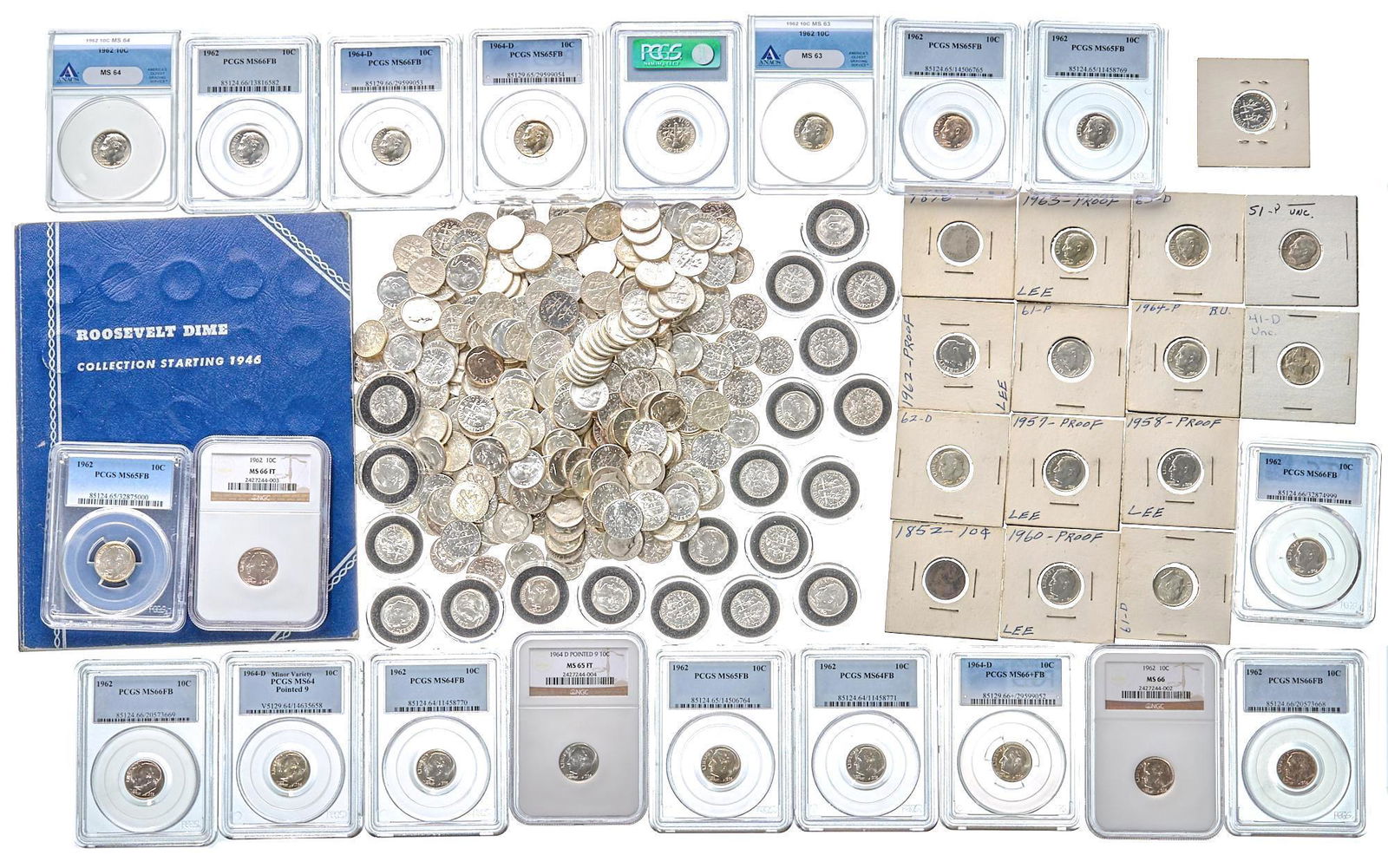 (491) Silver Roosevelt Dimes (1 of 6)