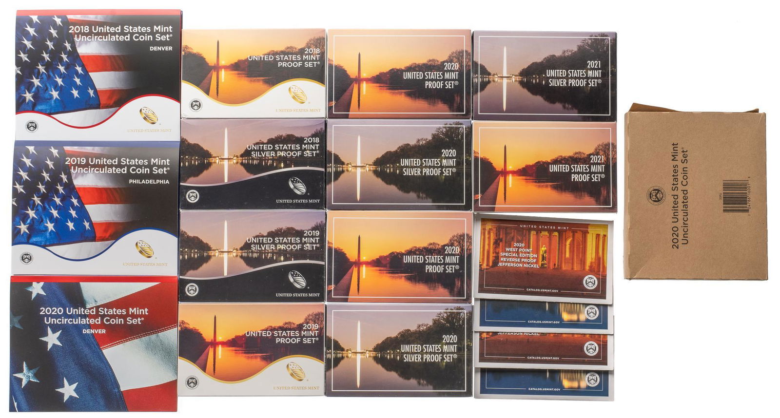 US Mint Proof Sets 2018-2021 (1 of 3)