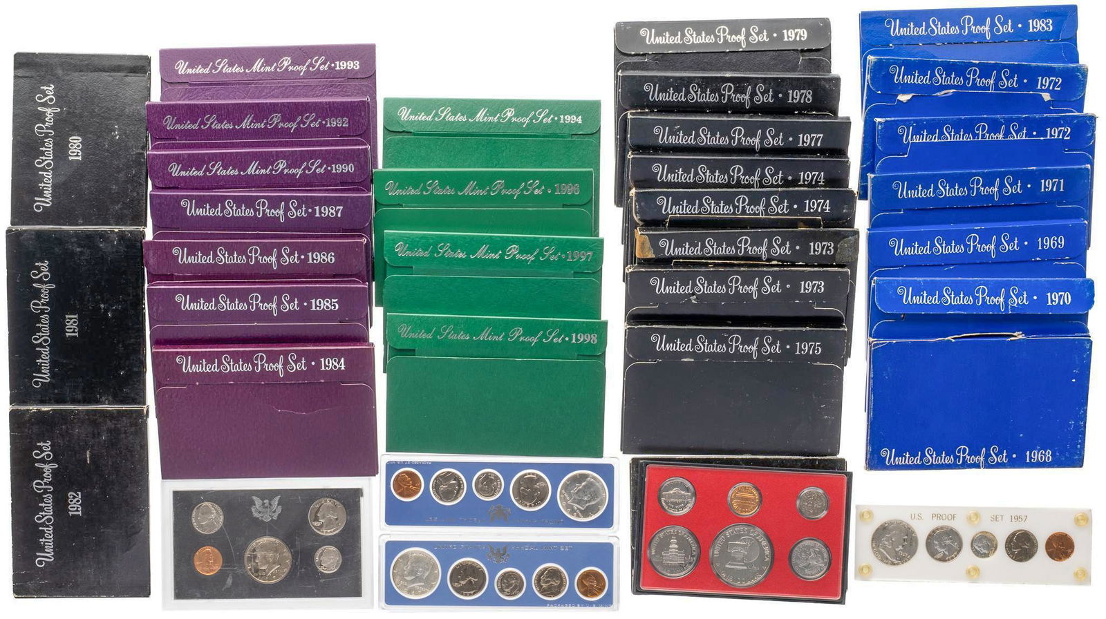 US Mint Proof Sets 1957-1998 (1 of 1)